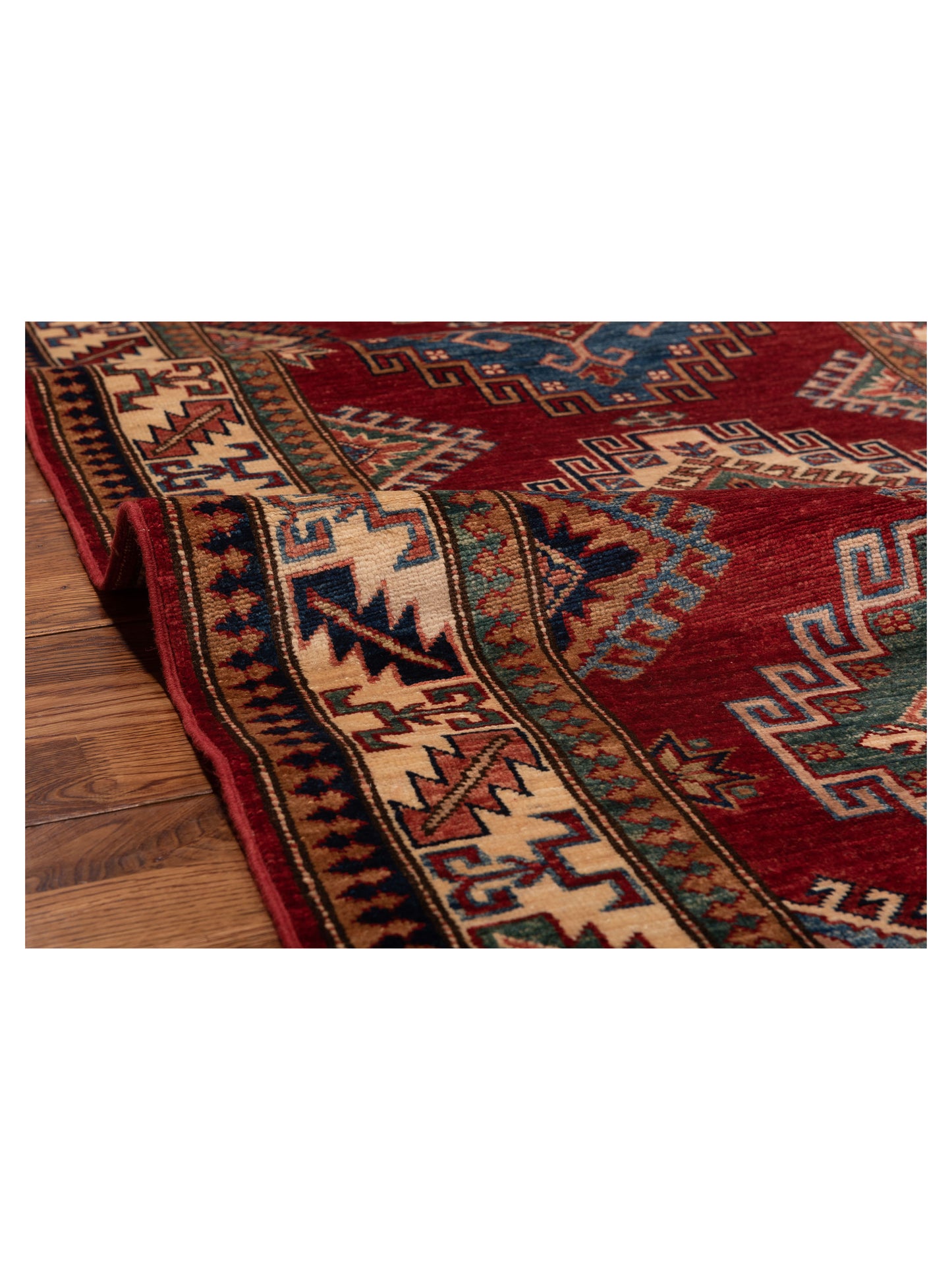 Kars 148736 Red Ivory 3x11.11 Hand Knotted Rug