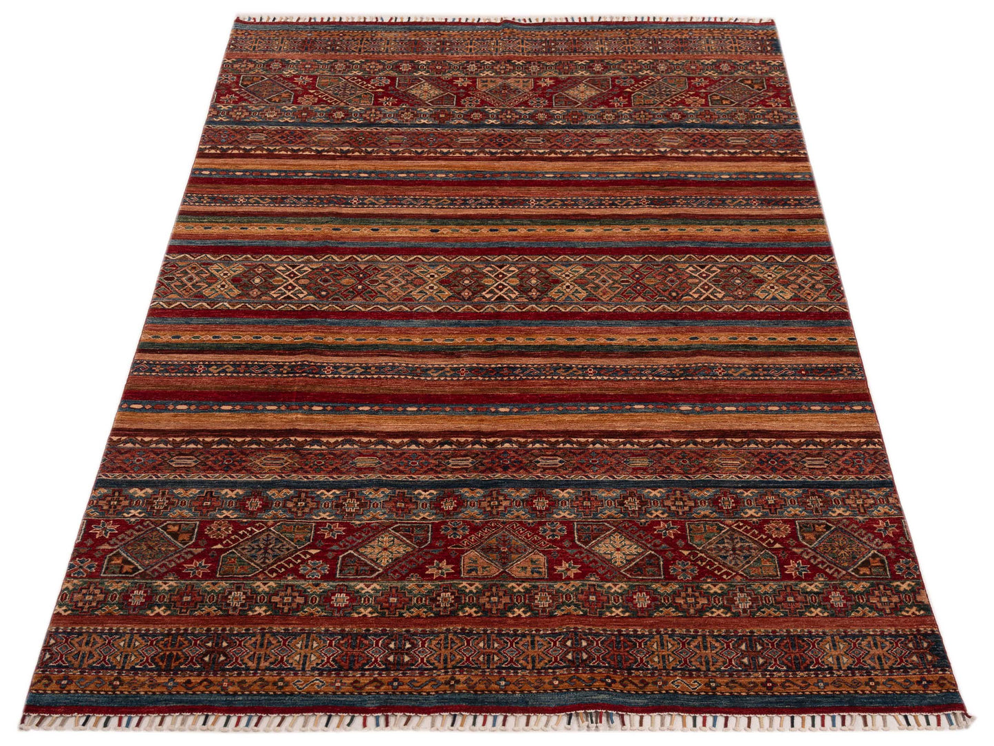 Horosan 148770 Multi Multi 6.7x9.11 Hand Knotted Rug