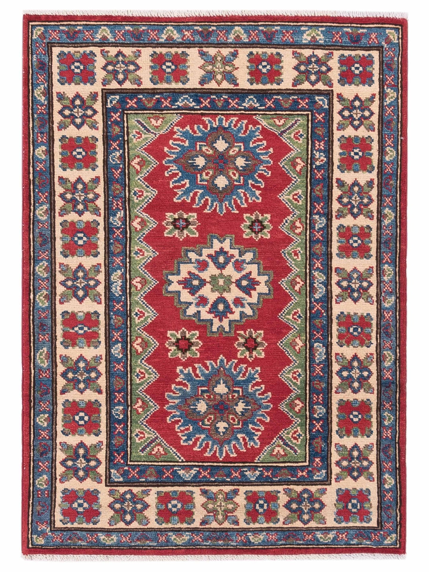 Nomad Kazak Red Ivory Traditional