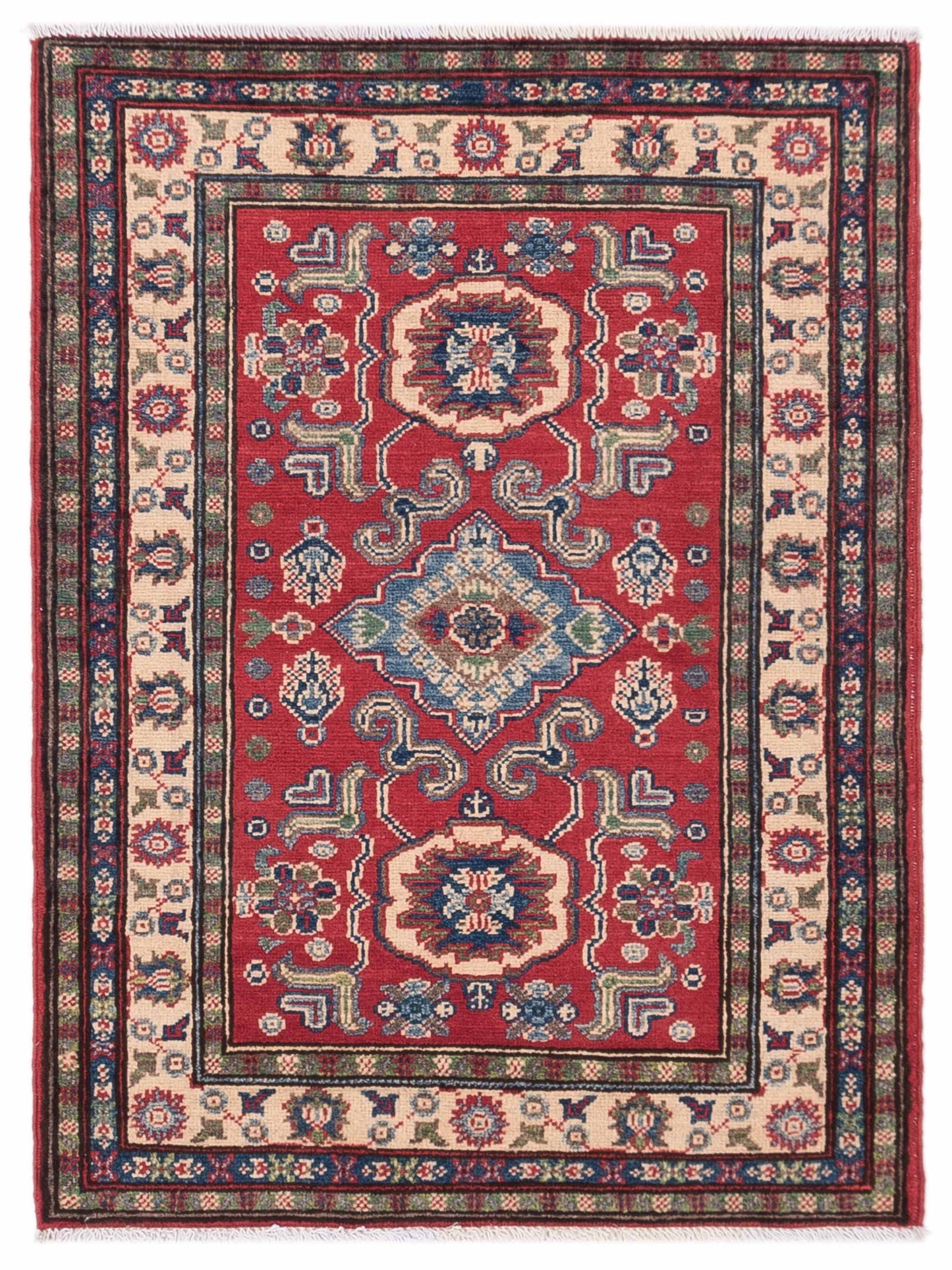 Nomad Kazak Red Ivory Traditional