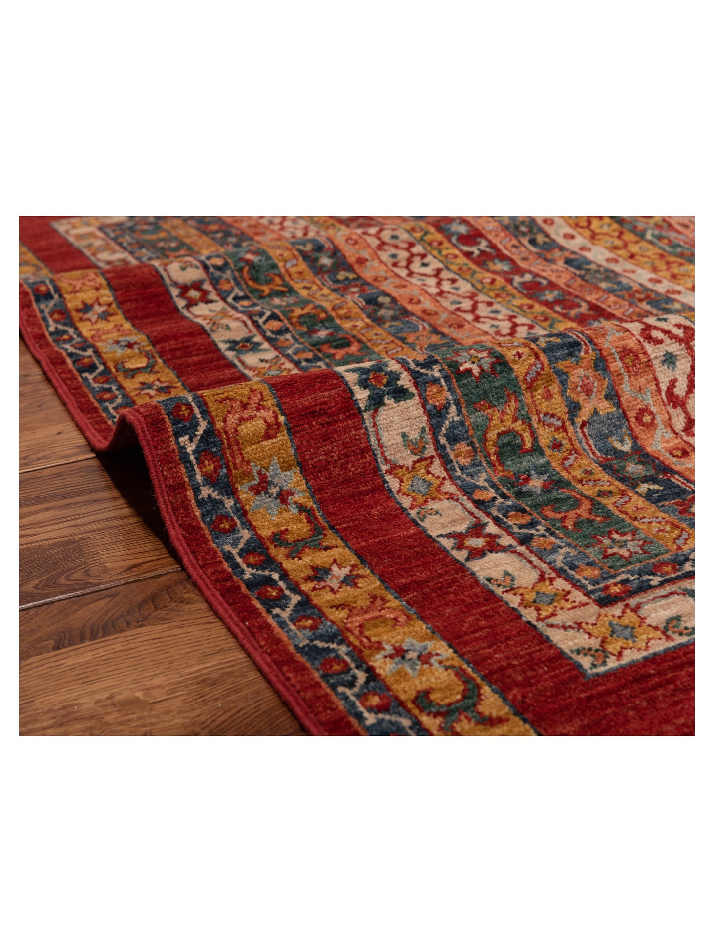Shawl 148873 Multi 4x5.8 Hand Knotted Rug