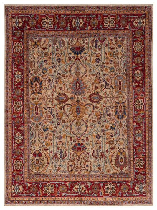 Pasha Elvan  Ivory Red Traditional