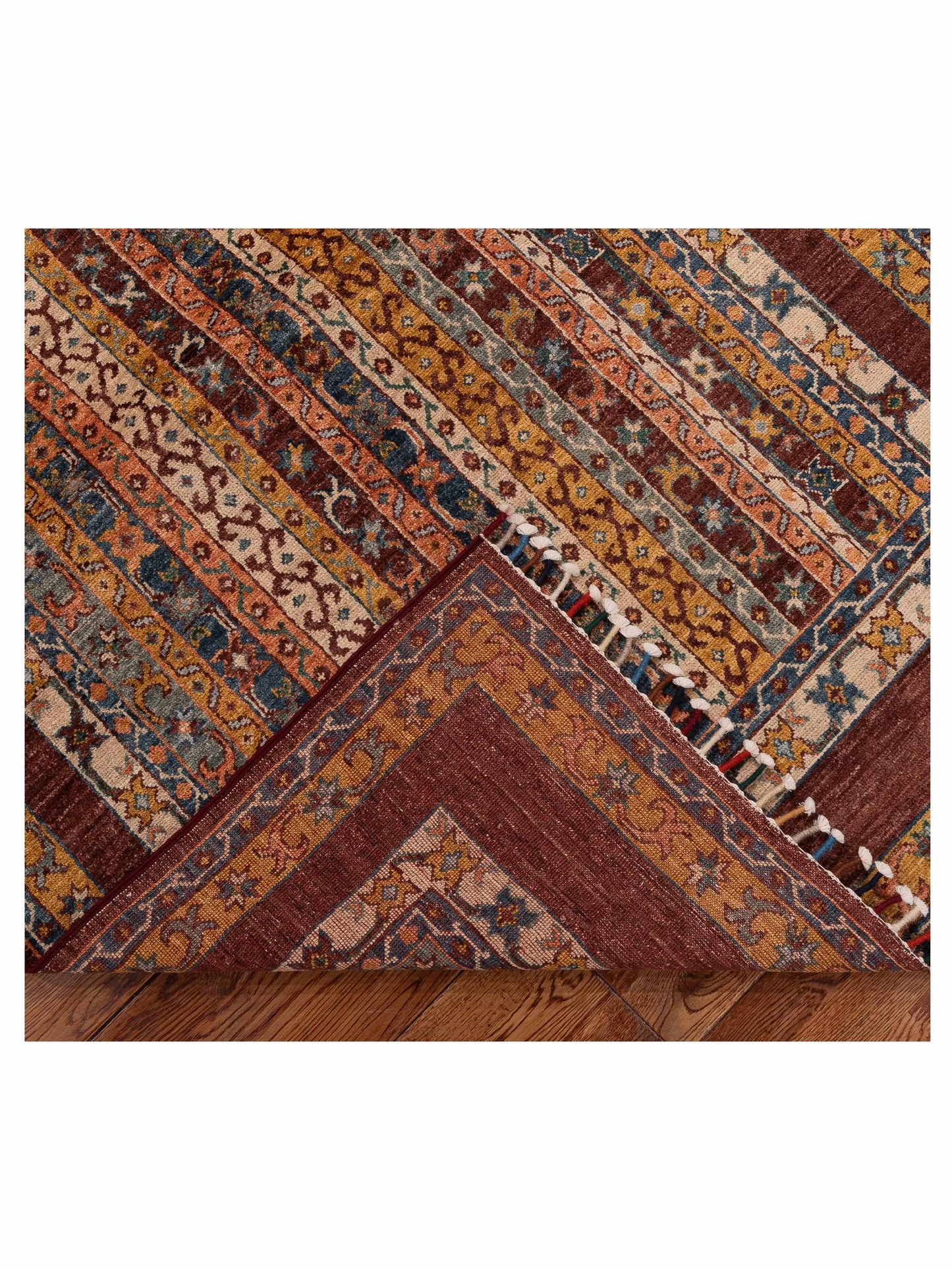 Shawl 148893 Multi 3.11x5.11 Hand Knotted Rug