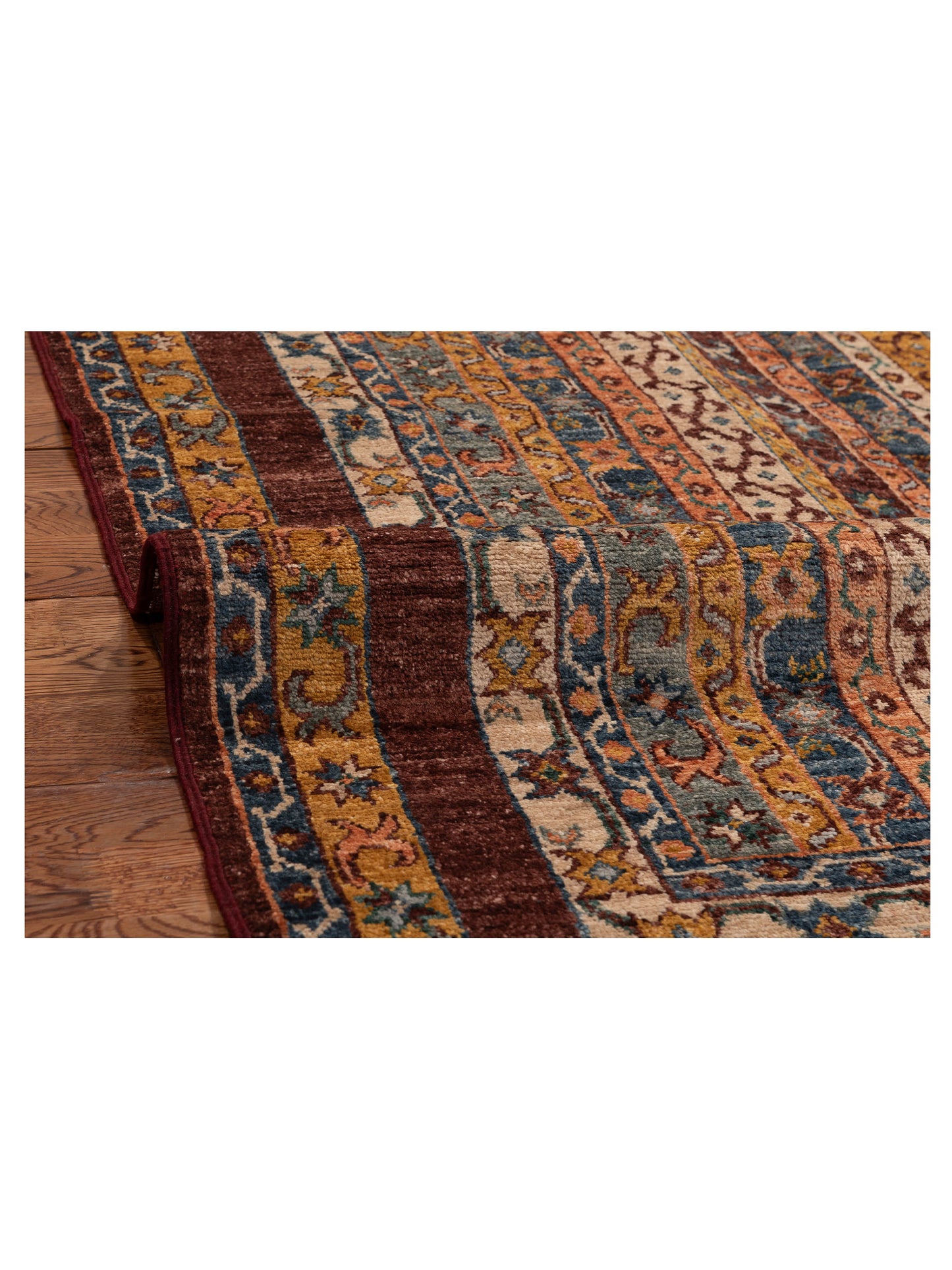 Shawl 148893 Multi 3.11x5.11 Hand Knotted Rug