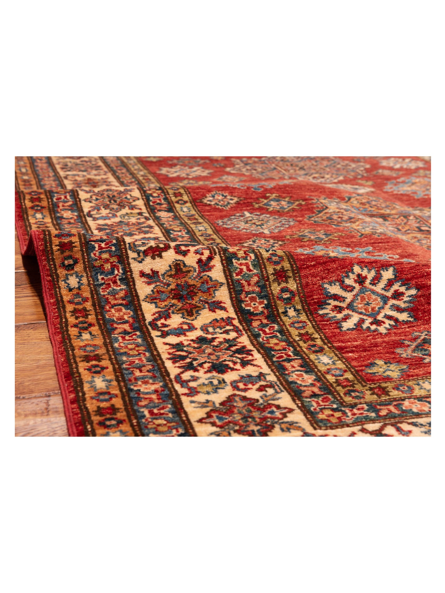 Kars 148903 Red Ivory 5.1x6.7 Hand Knotted Rug