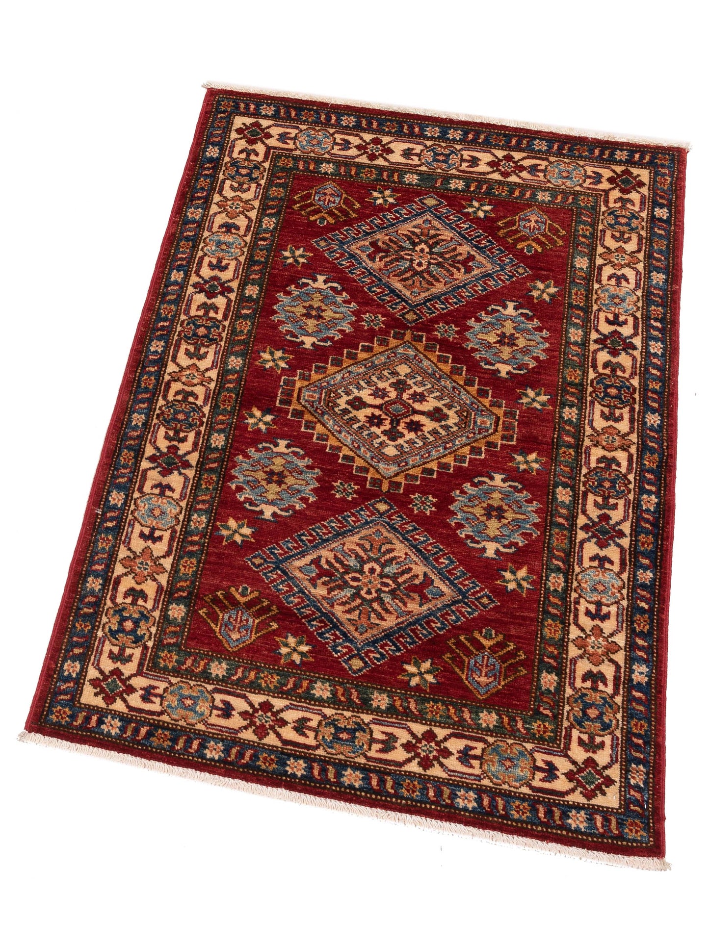 Kars 148912 Red Ivory 2.10x4.2 Hand Knotted Rug