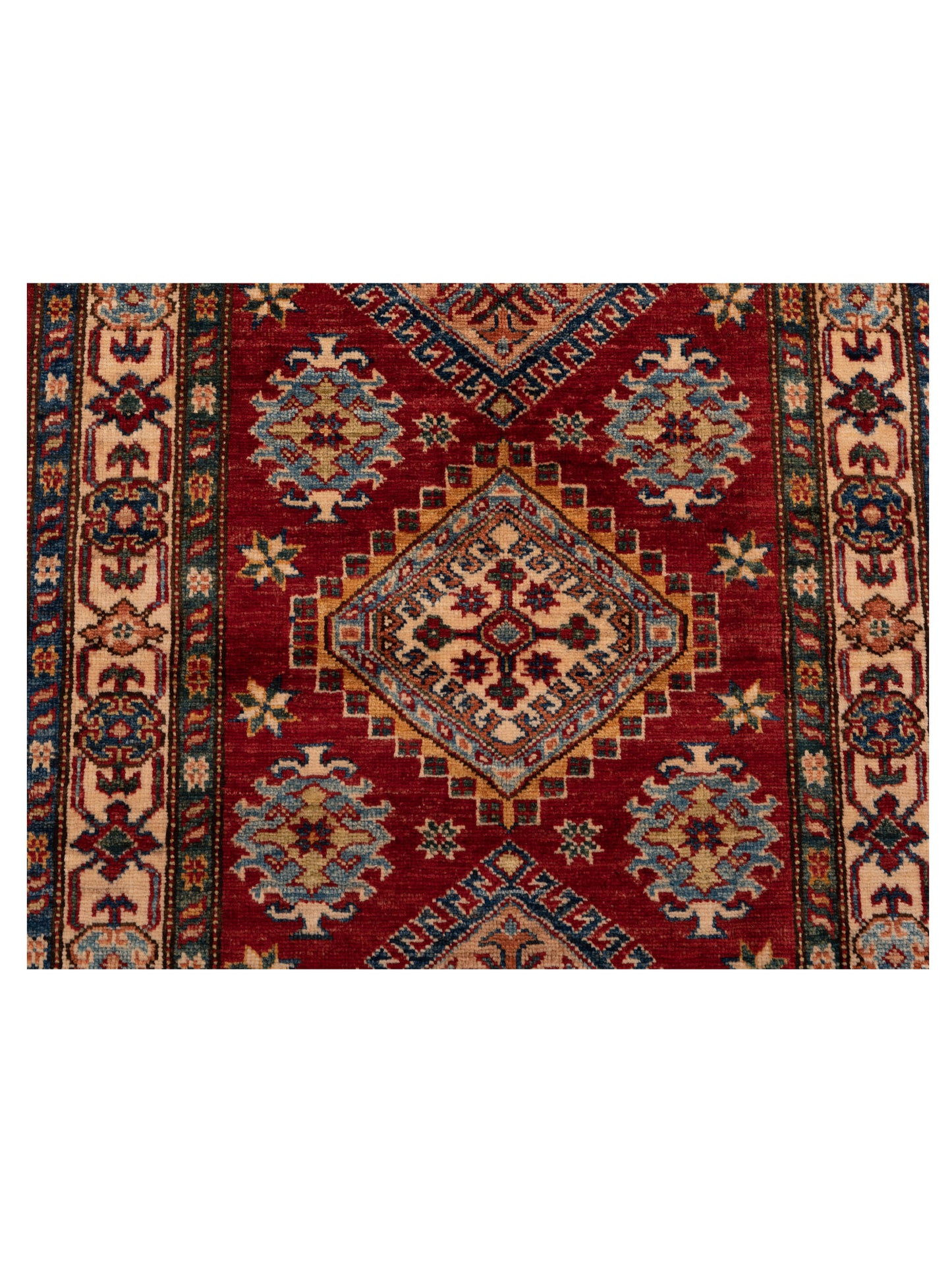 Kars 148912 Red Ivory 2.10x4.2 Hand Knotted Rug