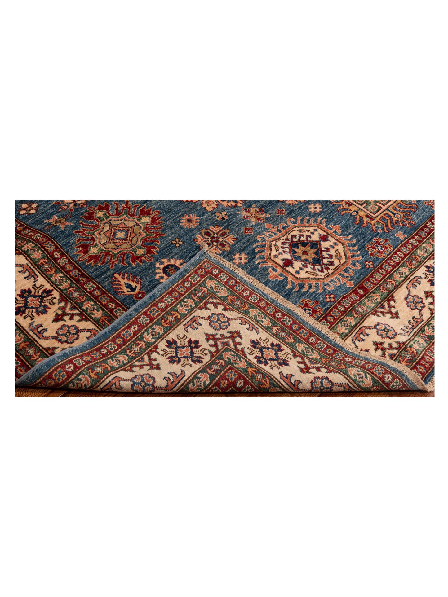 Kars 148934 Blue Ivory 5.10x8.1 Hand Knotted Rug