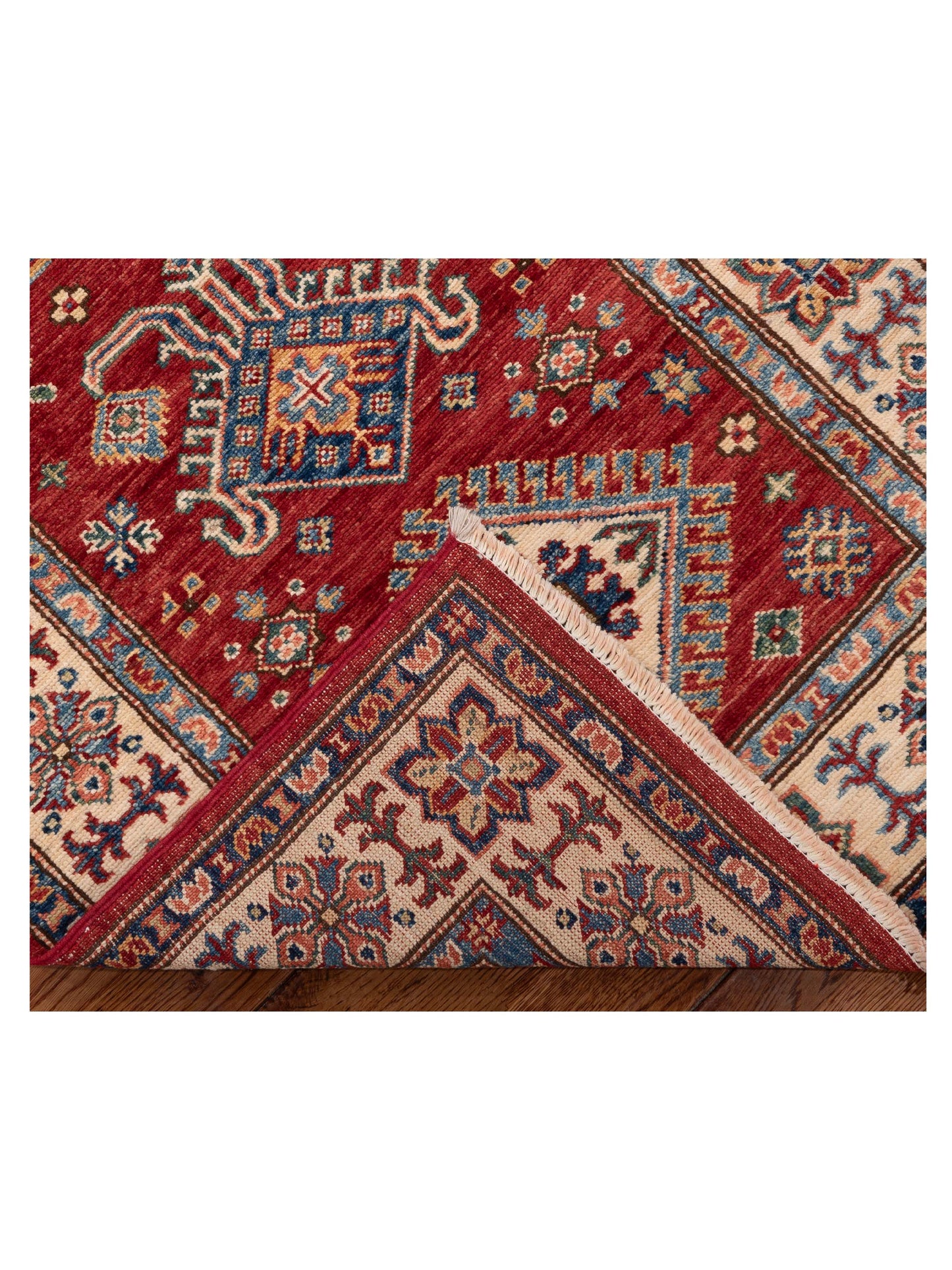 Kars 148936 Red Ivory 2.8x11.1 Hand Knotted Rug