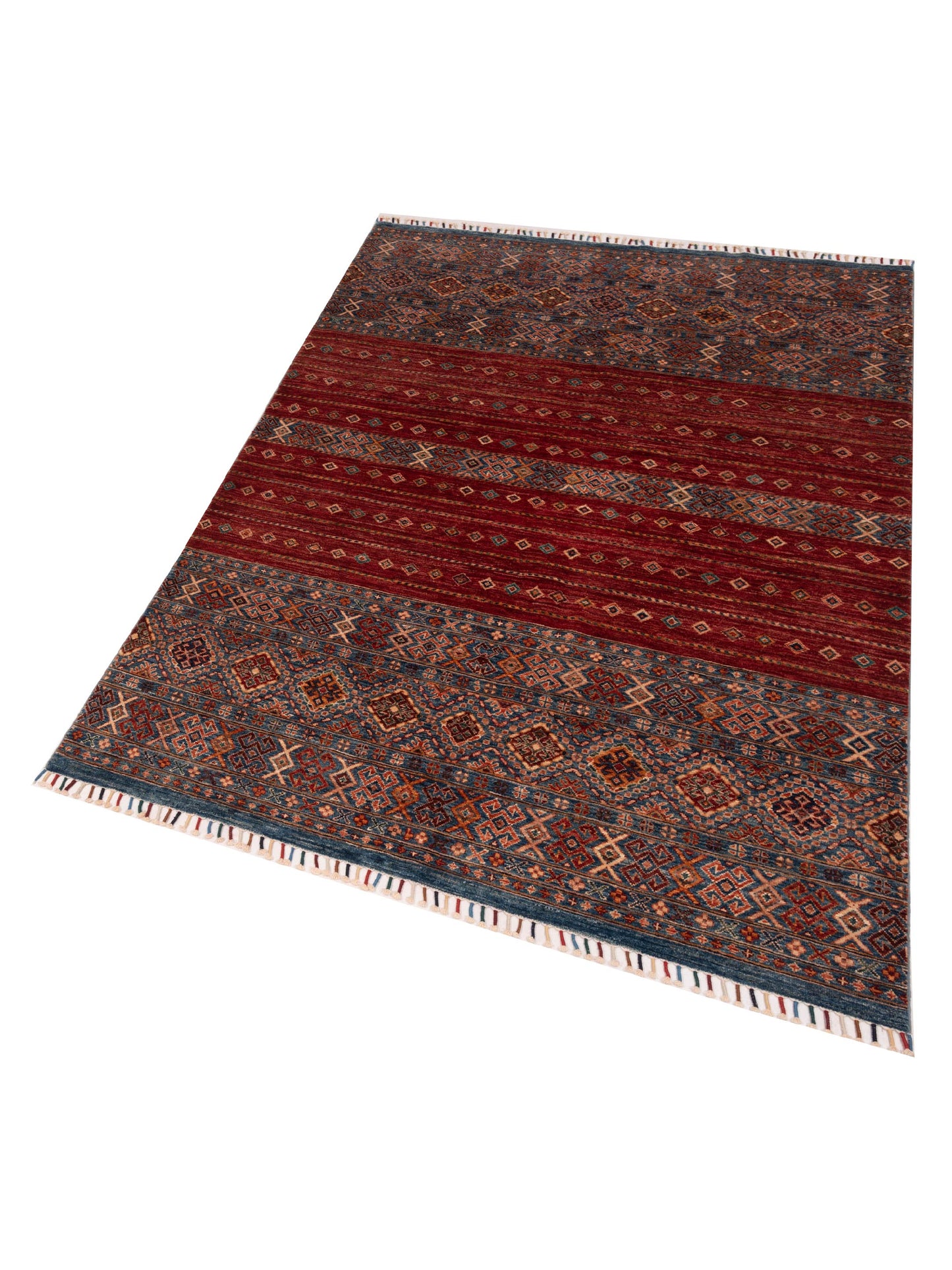 Horosan 149026 Multi Multi 5.11x8.1 Hand Knotted Rug