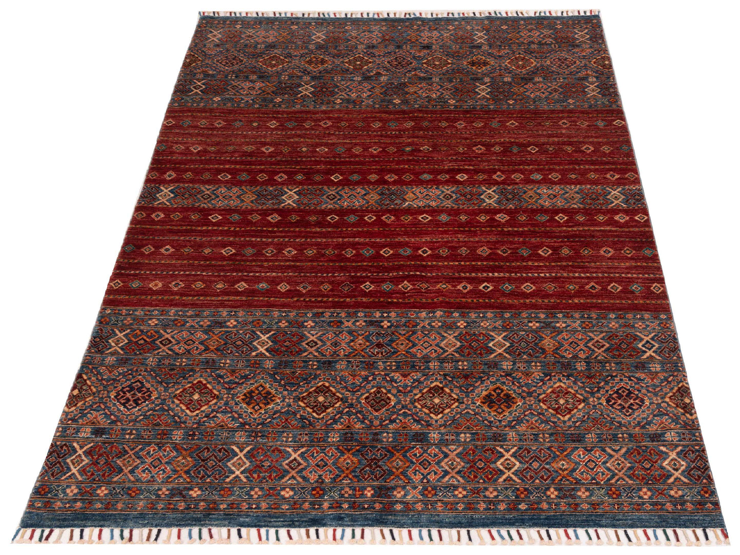 Horosan 149026 Multi Multi 5.11x8.1 Hand Knotted Rug