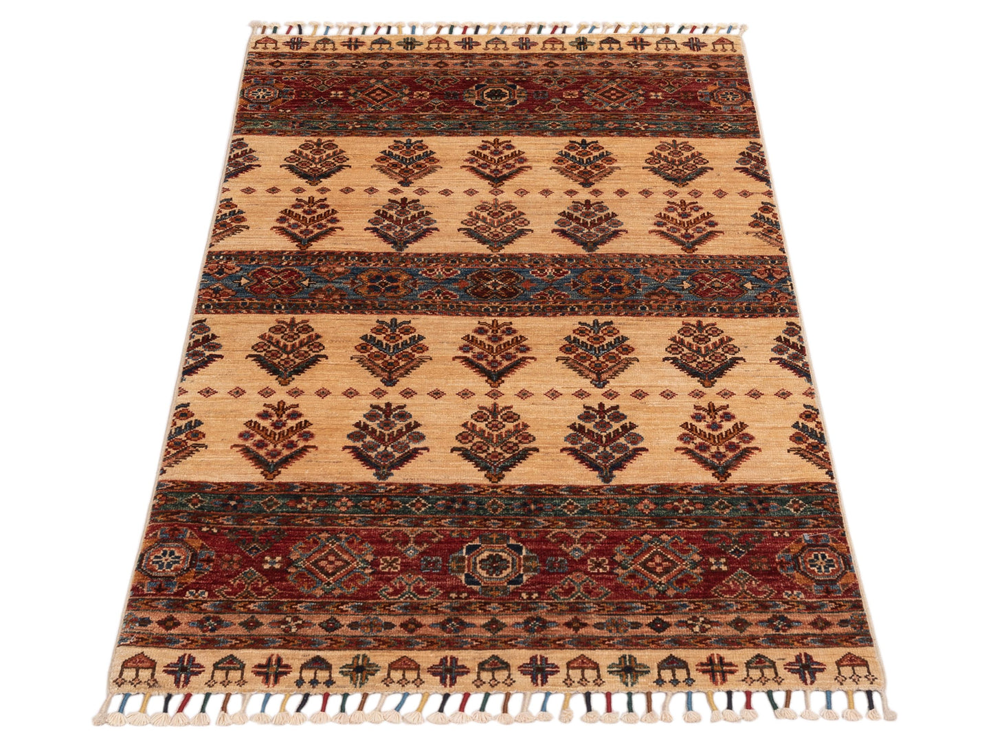 Horosan 149037 Multi Multi 3x4.11 Hand Knotted Rug