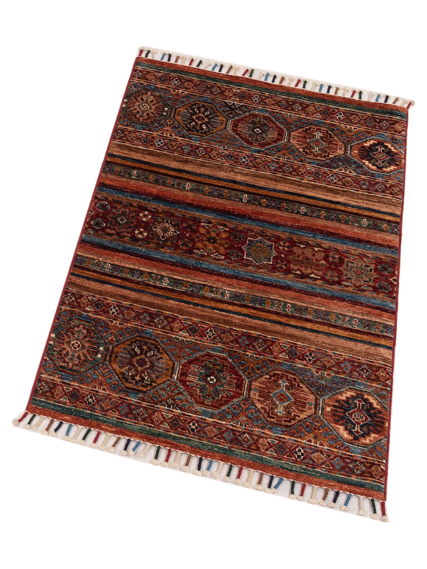 Horosan 149119 Multi Multi 2.10x3.11 Hand Knotted Rug