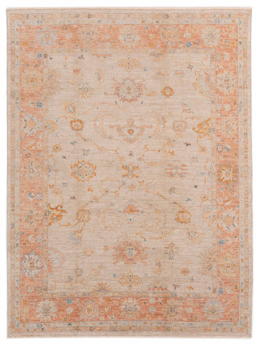 Anadol Angora Oushak  Beige Rust Traditional