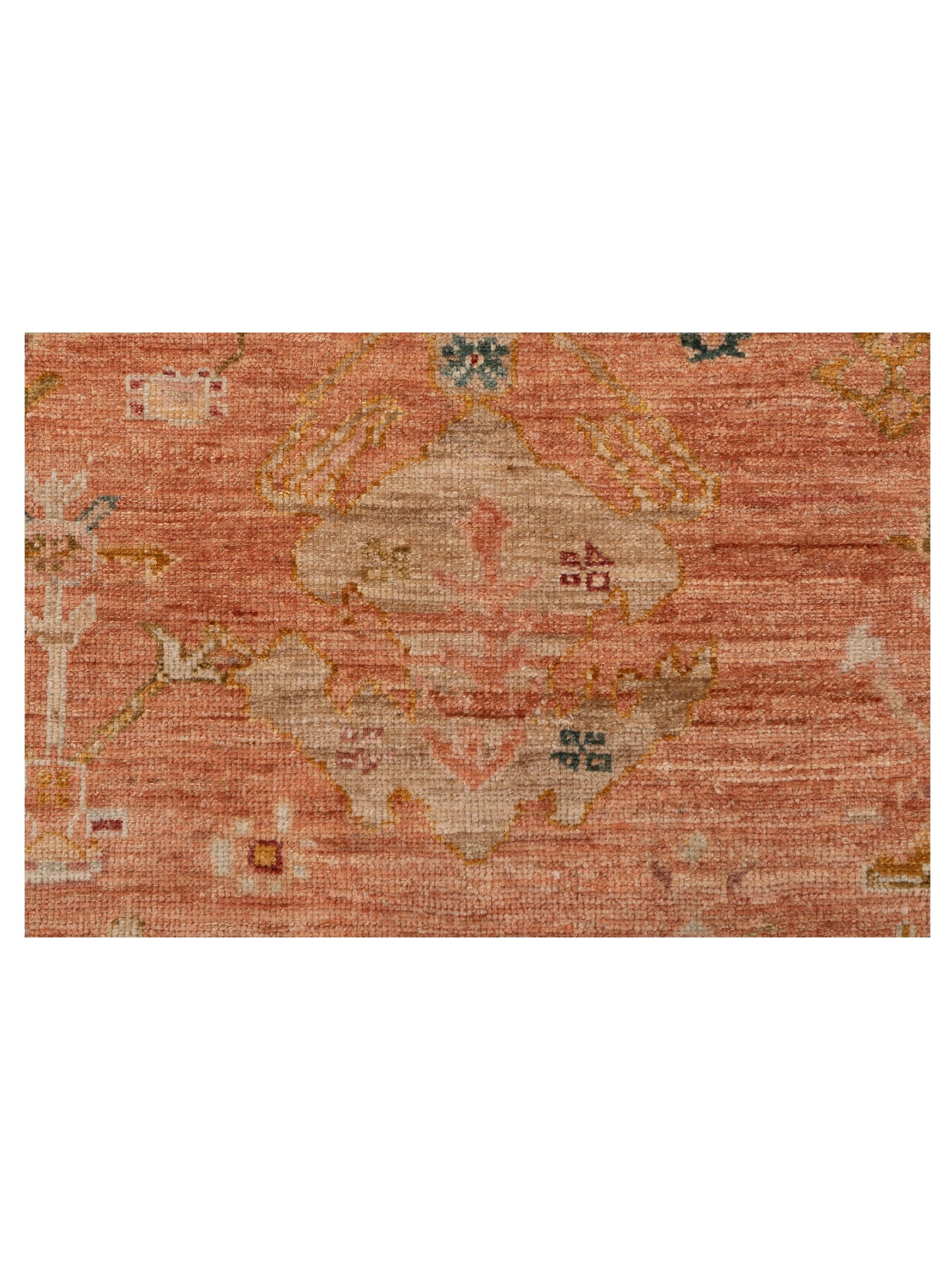 Angora Oushak 149332 Pink Ivory 10x13.4 Hand Knotted Rug