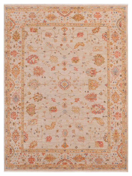 Anadol Angora Oushak  Ivory Ivory Traditional