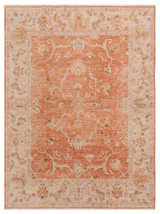 Anadol Angora Oushak  Pink Ivory Traditional