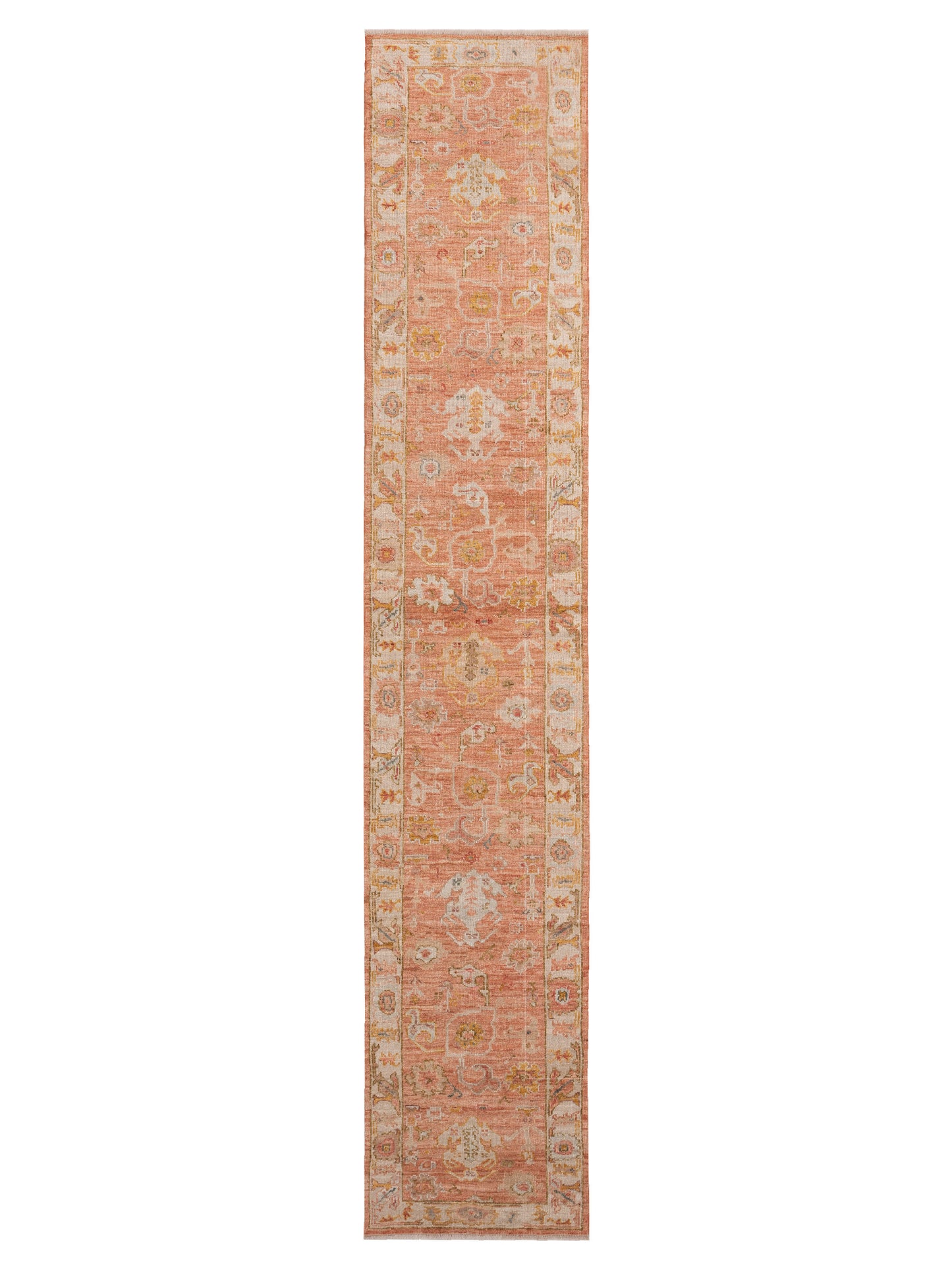 Anadol Angora Oushak Pink Ivory Traditional