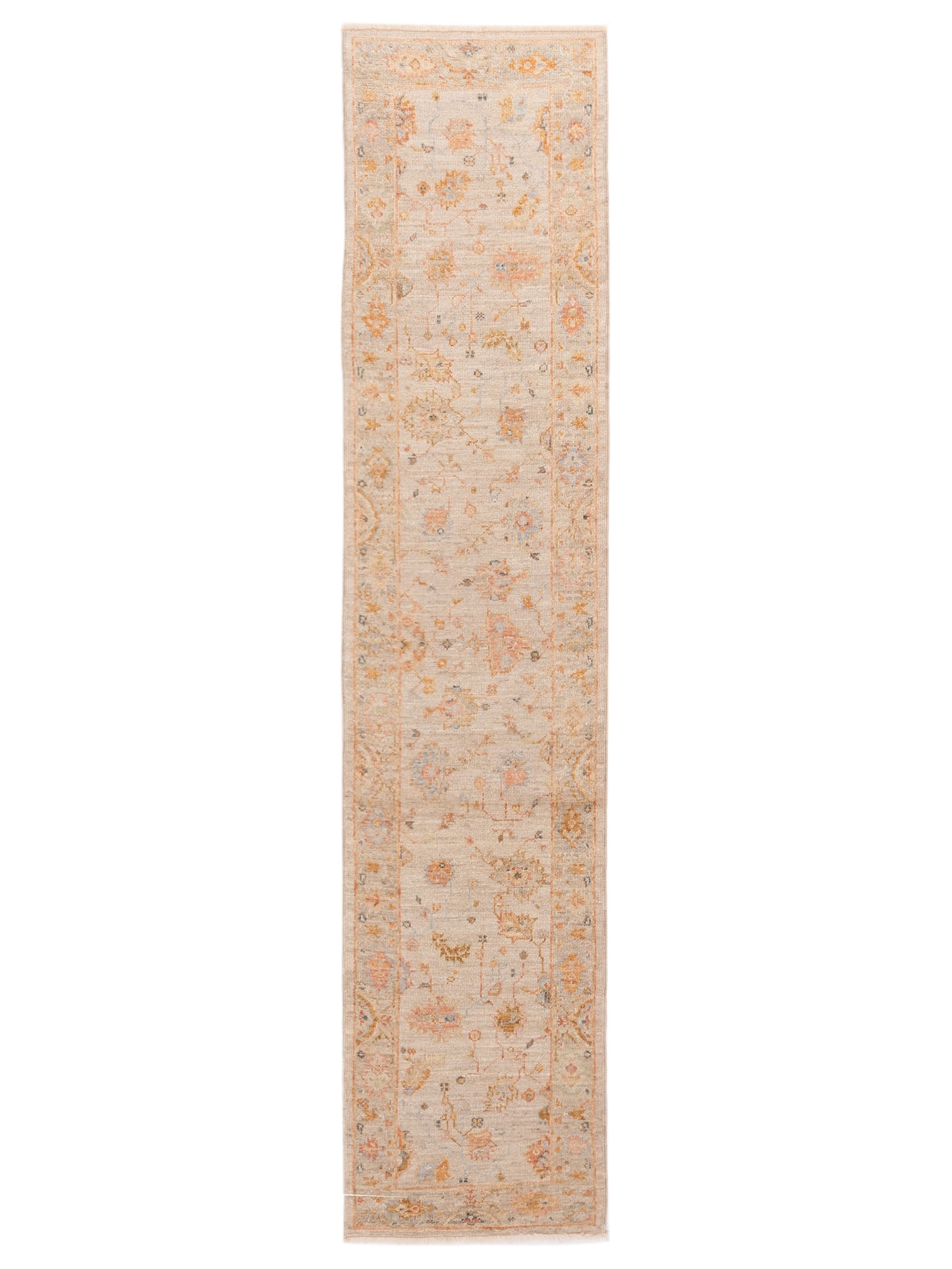Anadol Angora Oushak Ivory Silver Traditional