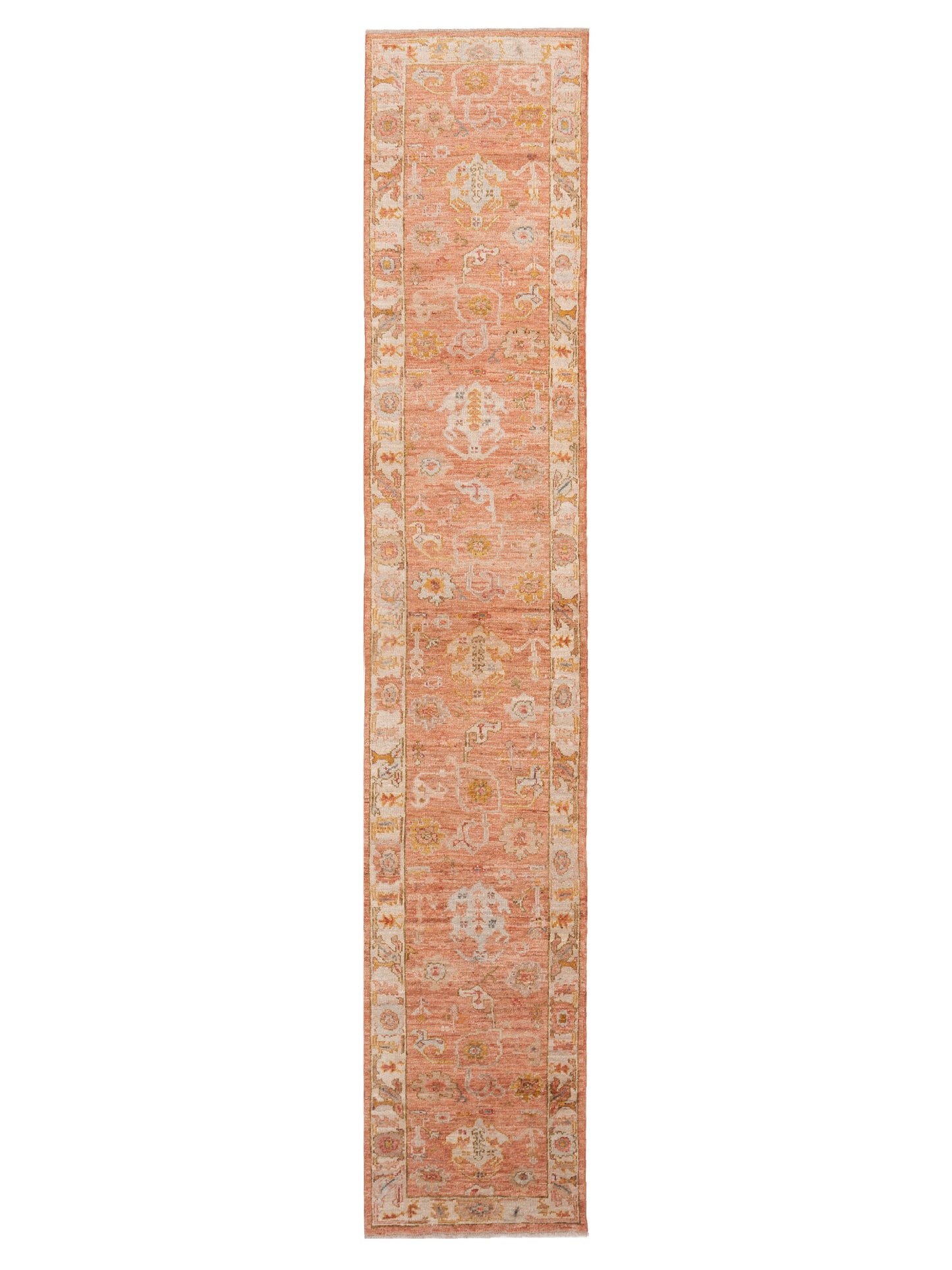 Anadol Angora Oushak Pink Ivory Traditional