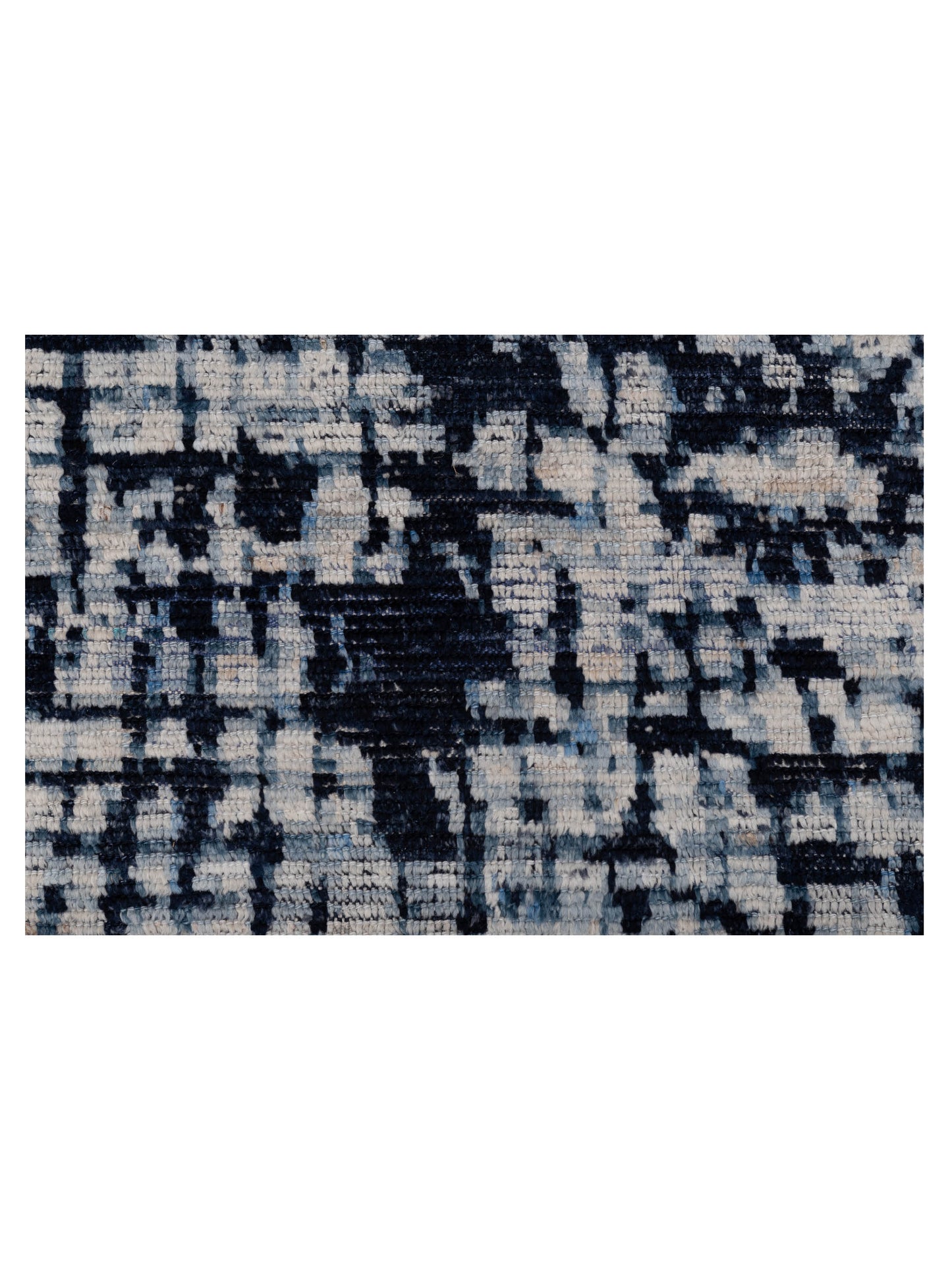 Atlas 149649 Ivory Indigo 8.1x9.10 Hand Knotted Rug