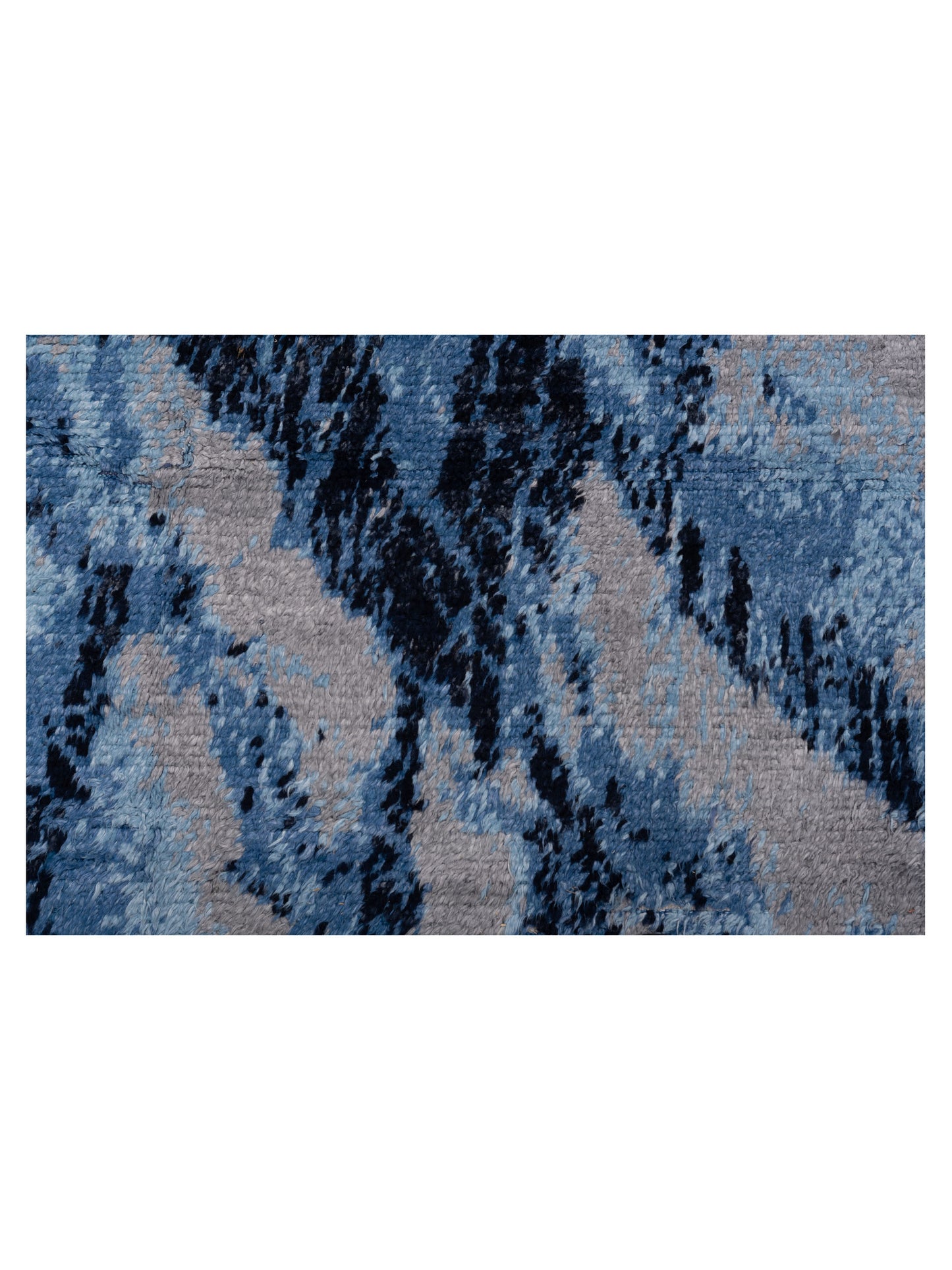 Atlas Devrim Blue Gray 8.2x9.9 Hand Knotted Rug