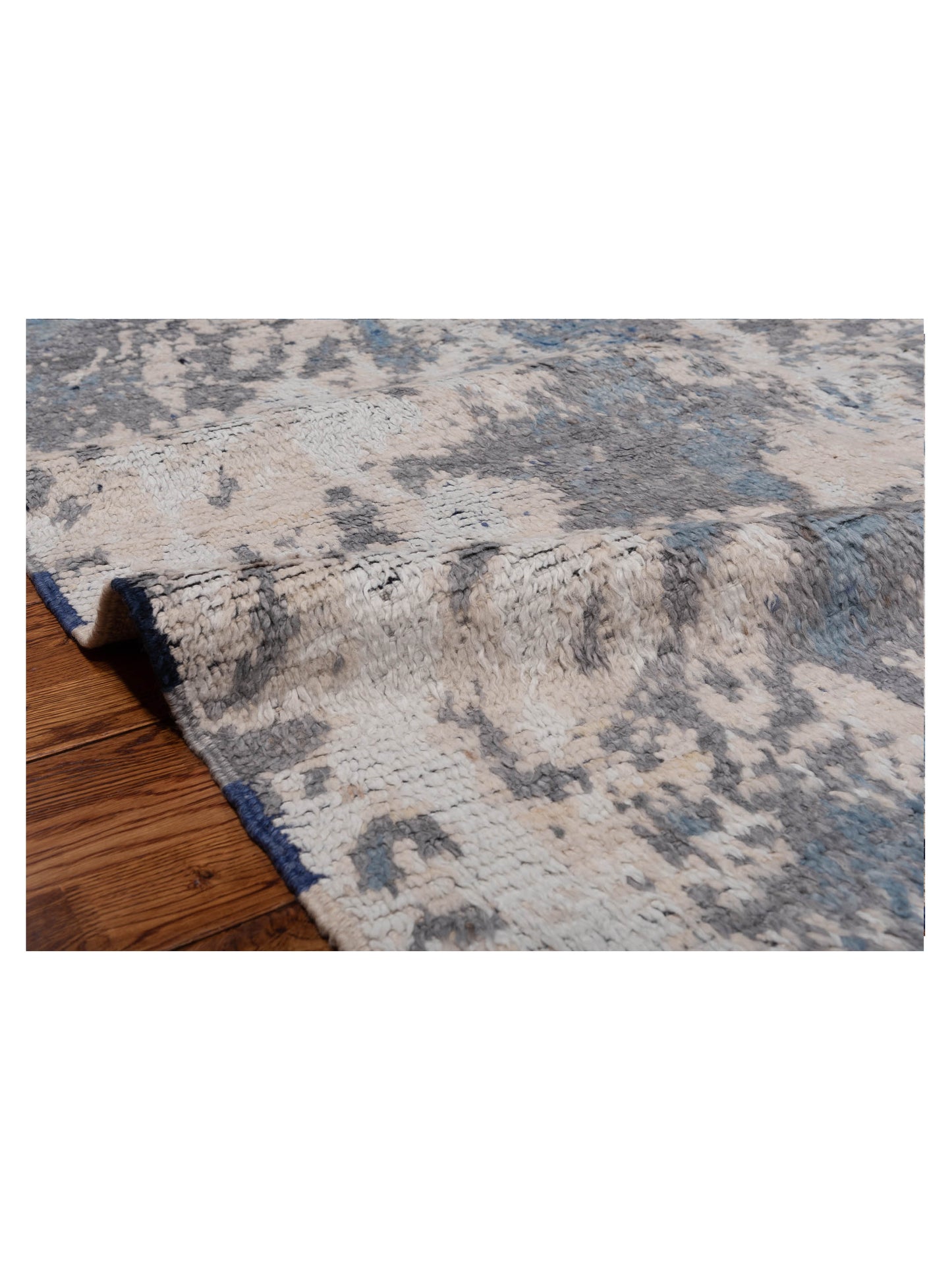 Atlas 149652 Gray Blue 8.2x9.10 Hand Knotted Rug