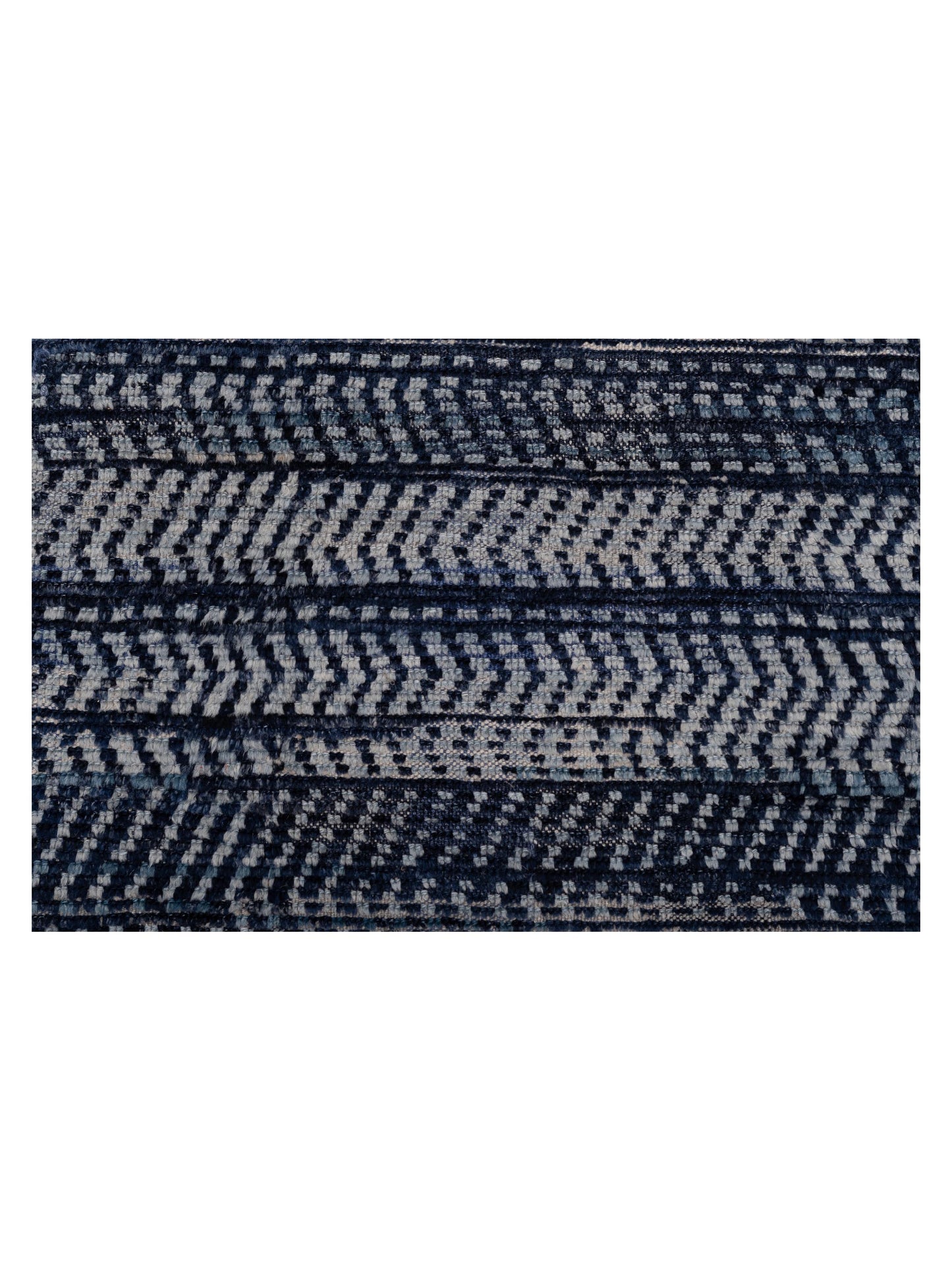 Atlas Davud Indigo Gray 6.1x9.1 Hand Knotted Rug