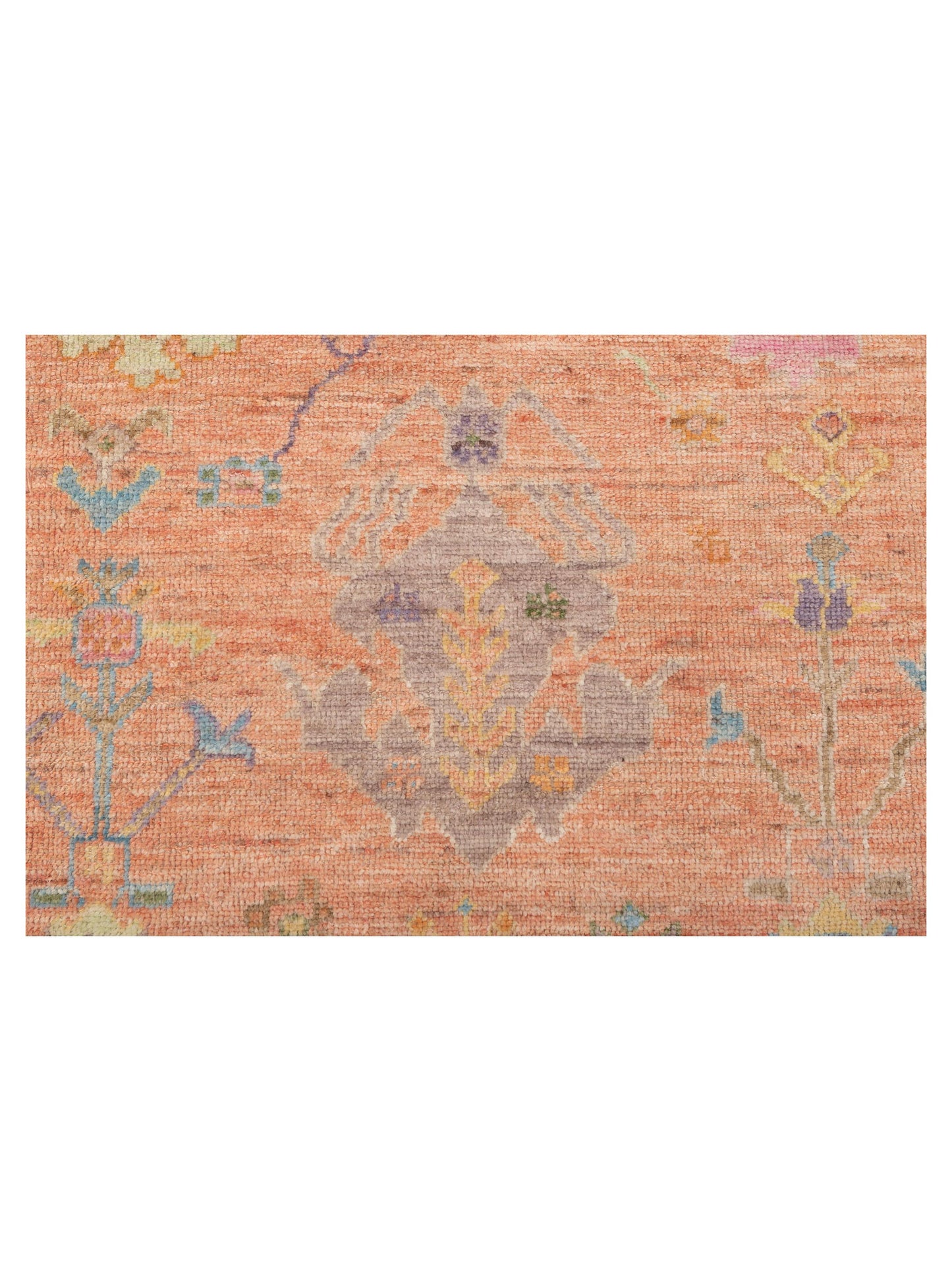 Angora Oushak 149724 Pink Purple 8.4x10.1 Hand Knotted Rug