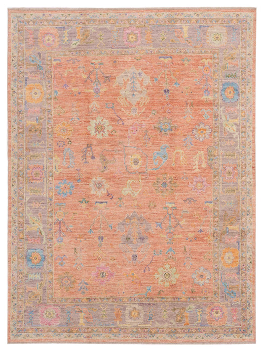 Anadol Angora Oushak  Pink Purple Traditional