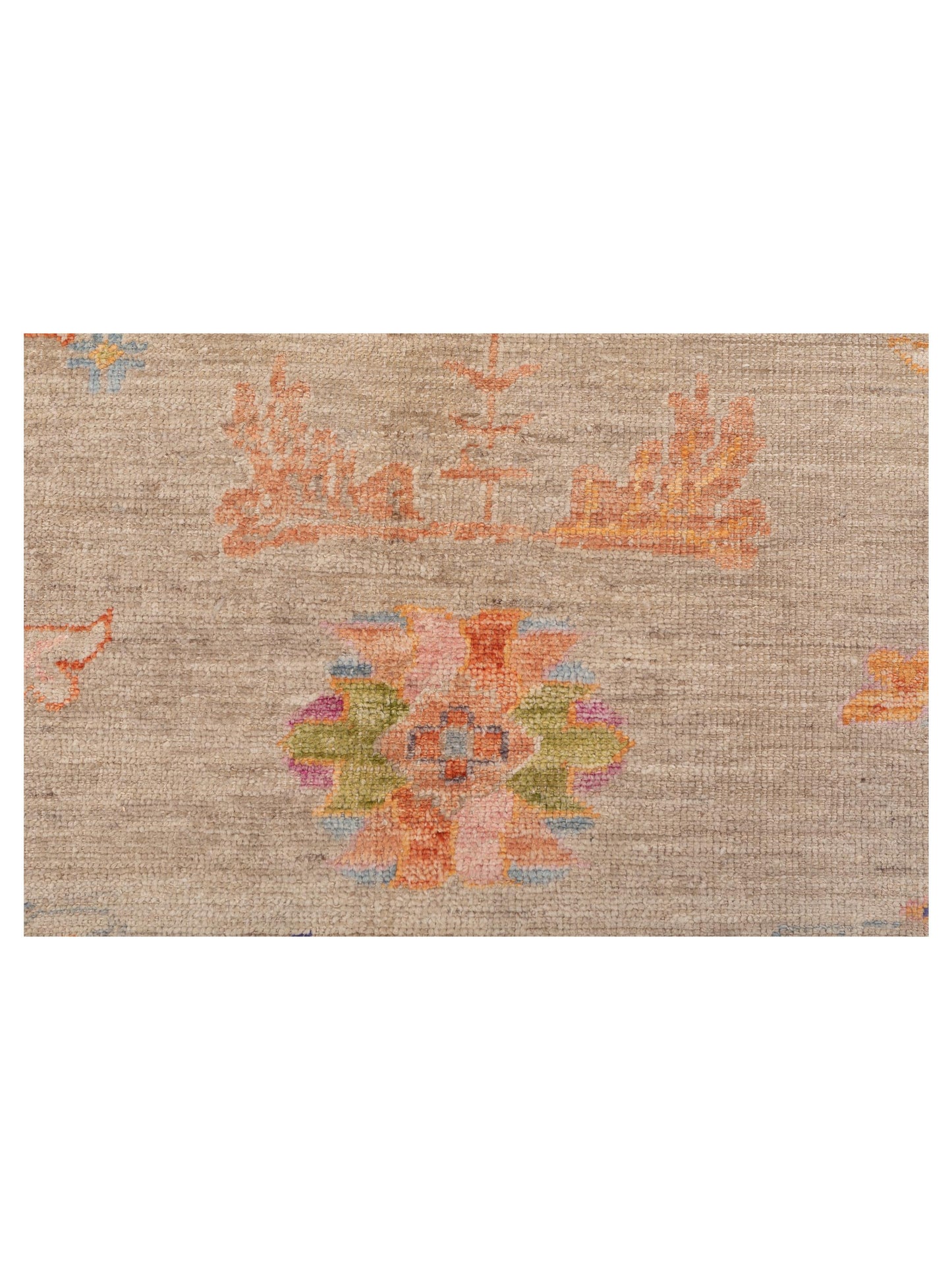 Angora Oushak 149737 Silver Ivory 11.5x15 Hand Knotted Rug