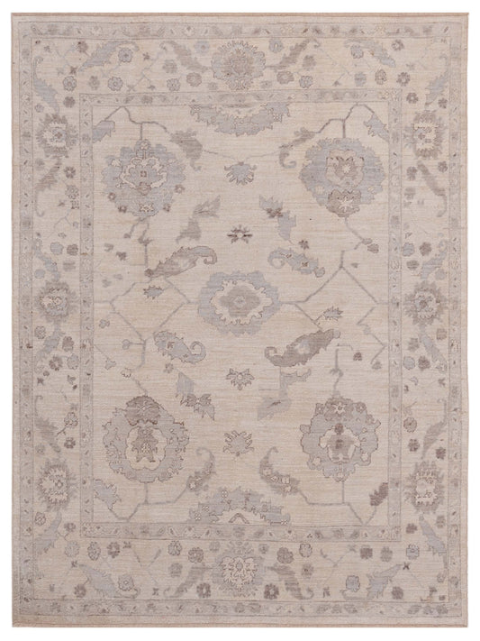 Anadol Angora Oushak  Ivory Ivory Traditional