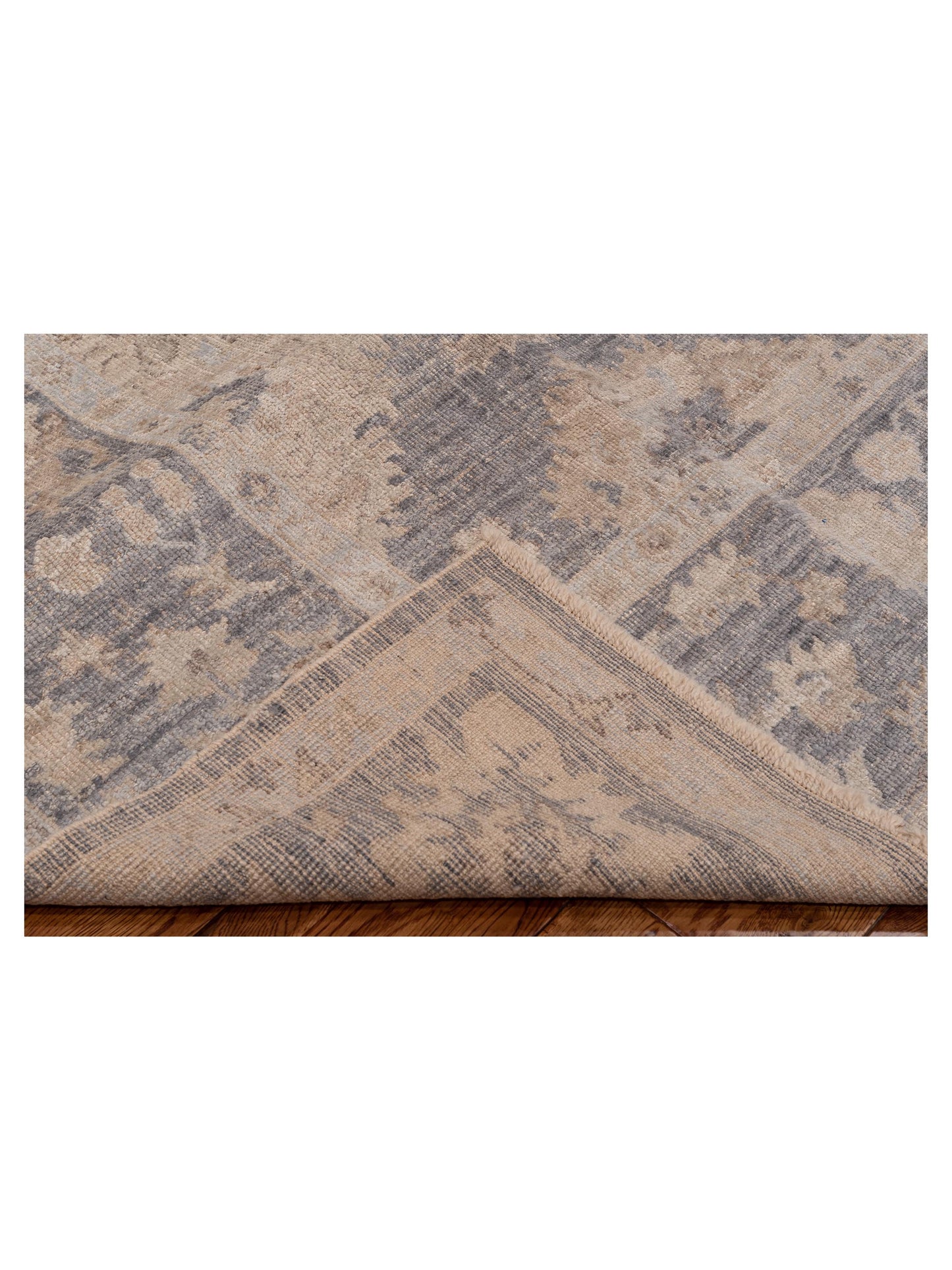 Angora Oushak 149799 Gray Gray 8.3x10 Hand Knotted Rug