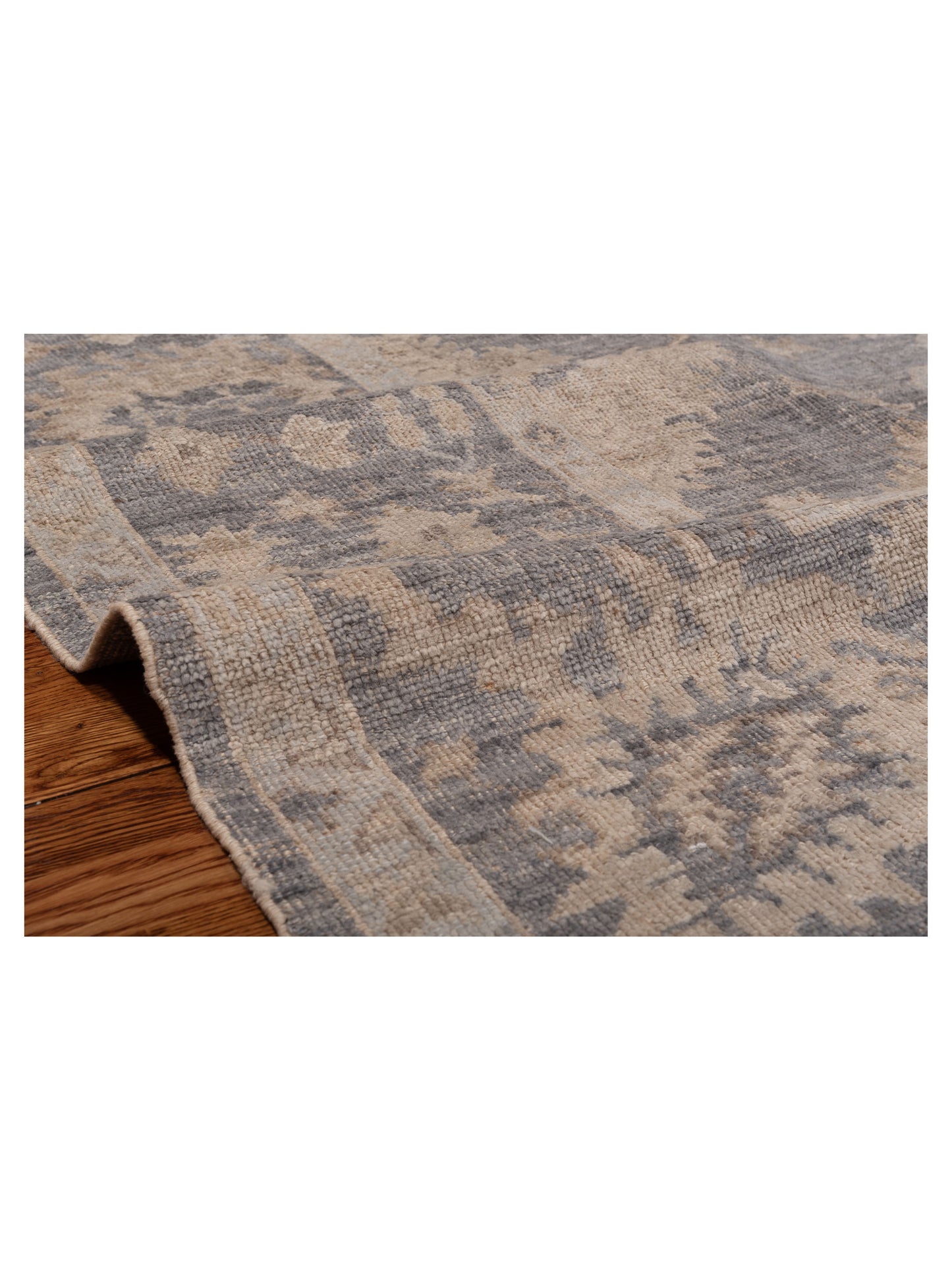 Angora Oushak 149799 Gray Gray 8.3x10 Hand Knotted Rug