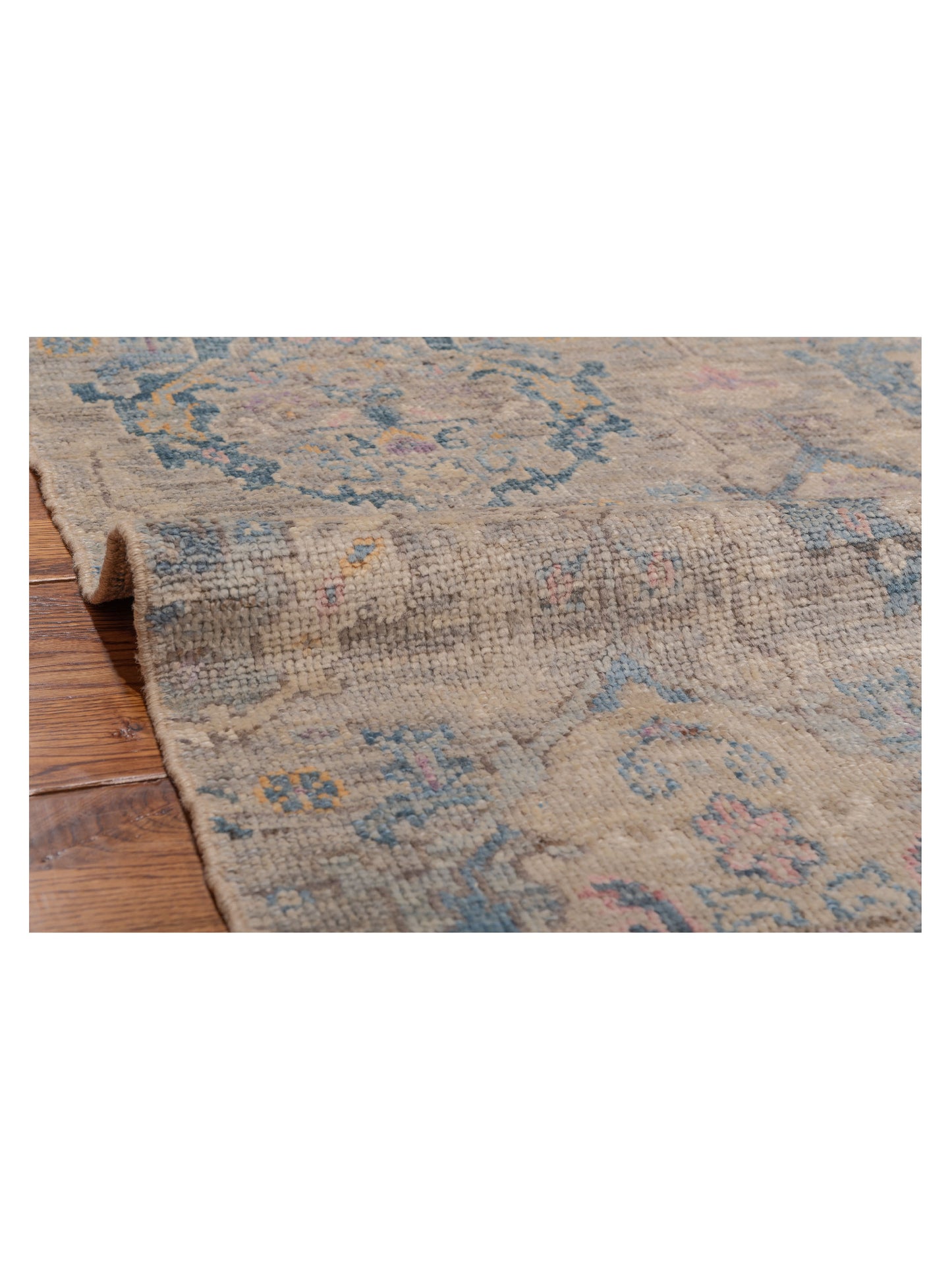 Angora Oushak 149803 Gray Gray 2.7x13.2 Hand Knotted Rug