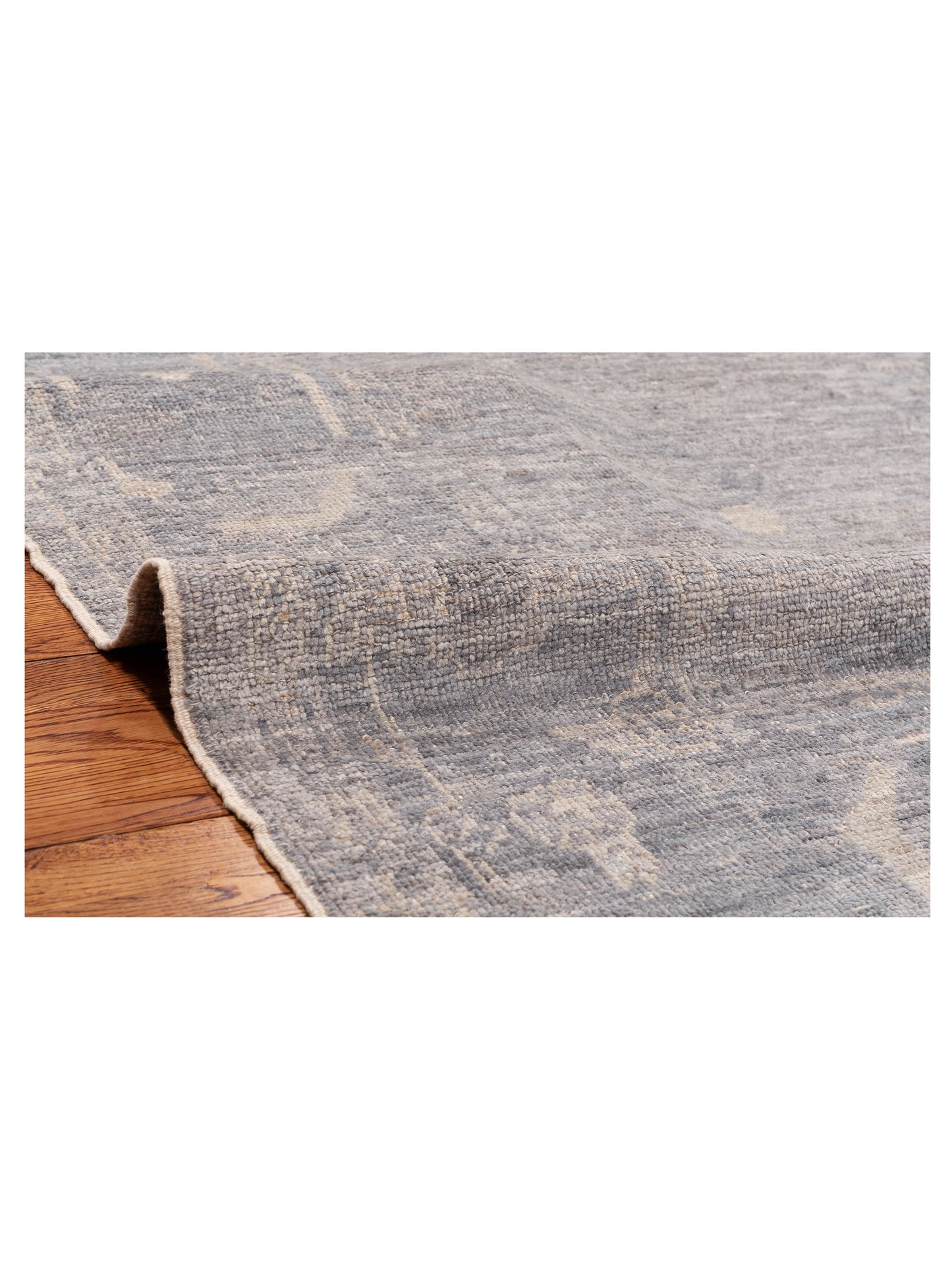 Angora Oushak 149811 Gray Gray 7.10x9.11 Hand Knotted Rug