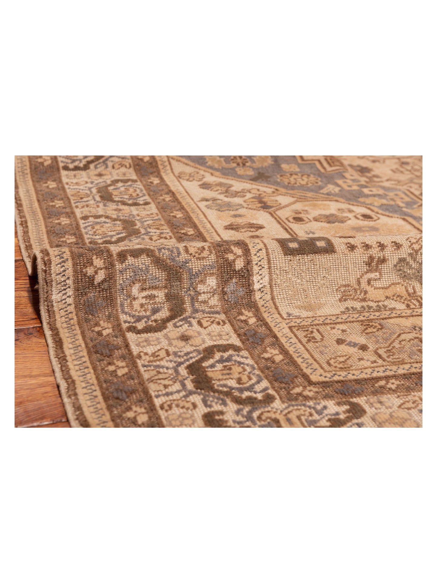 Old Anatolian 149817 Brown Brown 6.3x10 Hand Knotted Rug