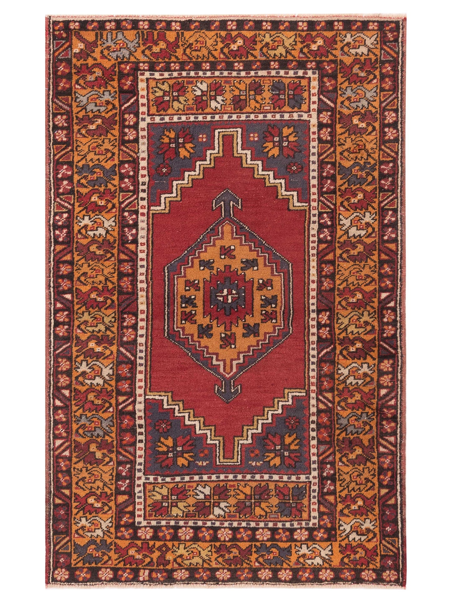 Pasha Old Anatolian Red Orange Traditional