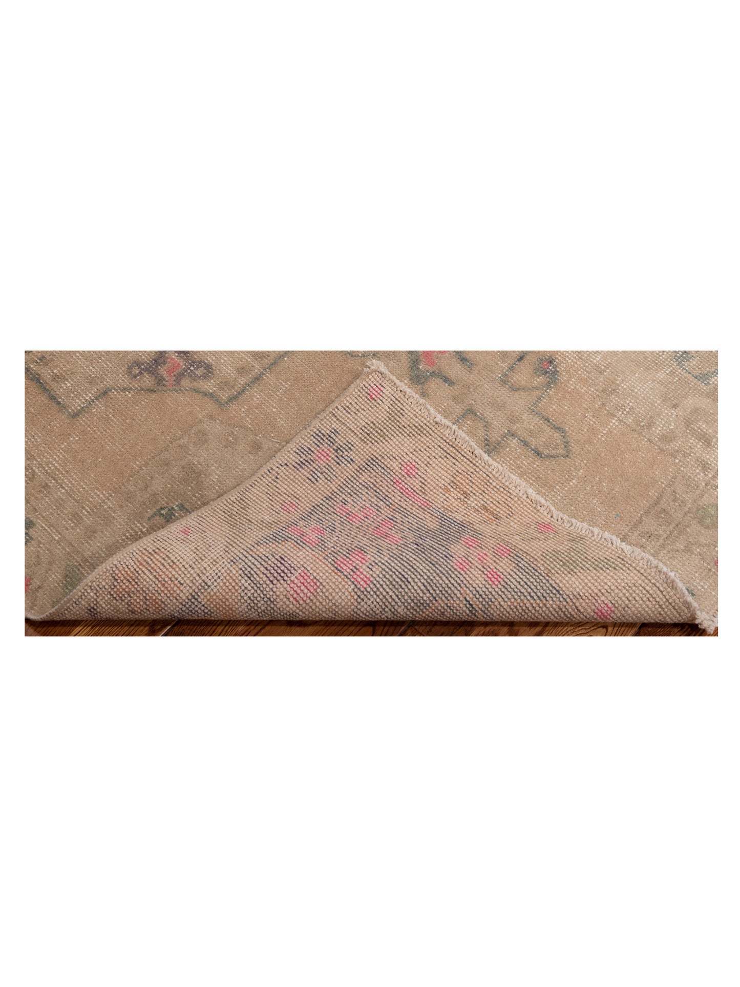 Old Anatolian 149866 Beige Green 4x6.8 Hand Knotted Rug