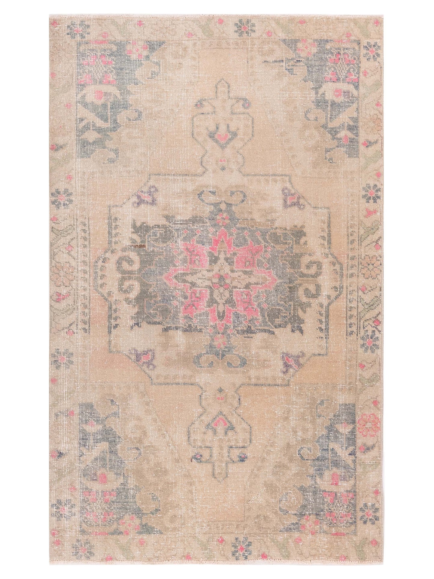 Pasha Old Anatolian Beige Green Traditional