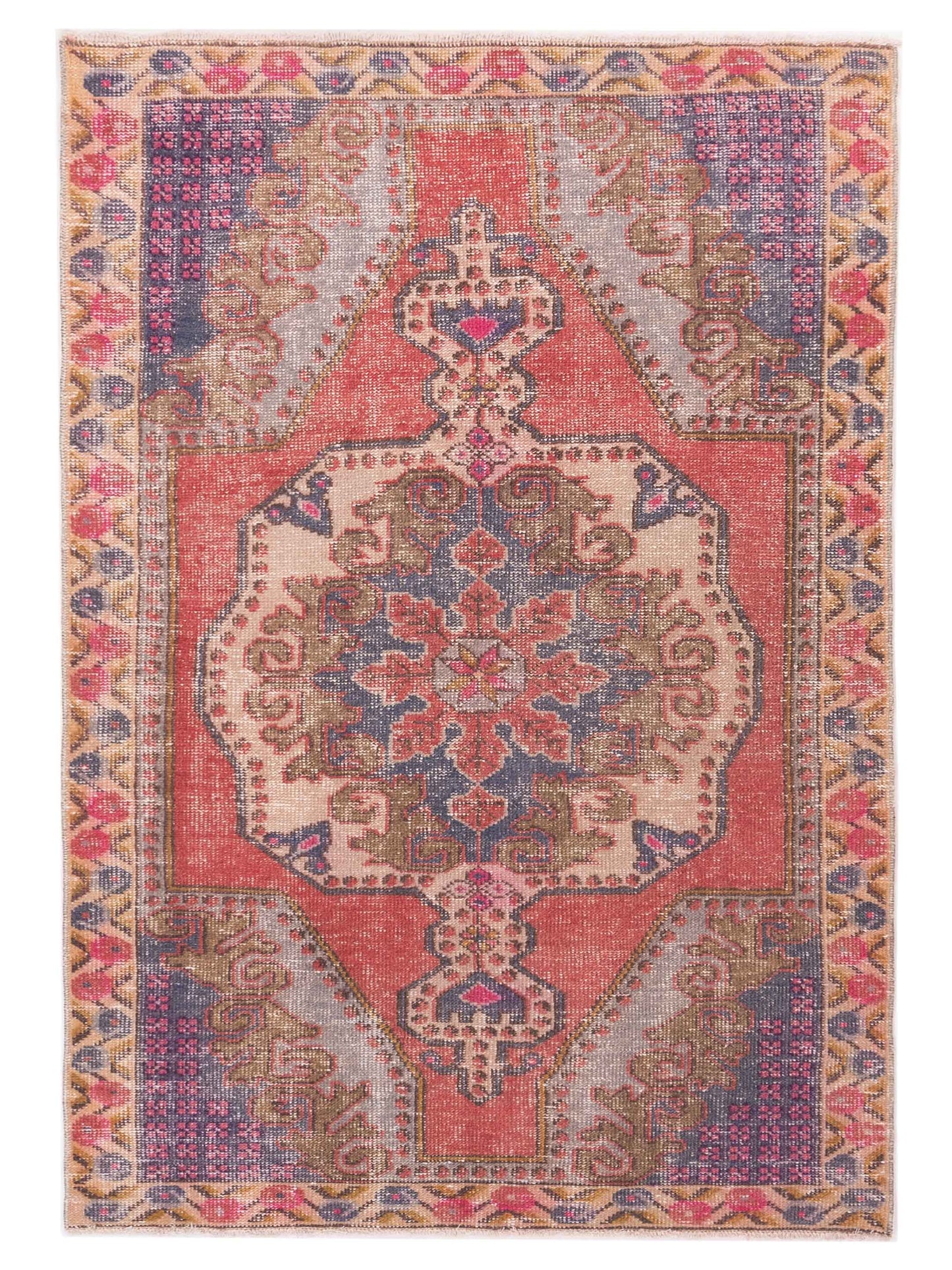 Pasha Old Anatolian Red Ivory Traditional