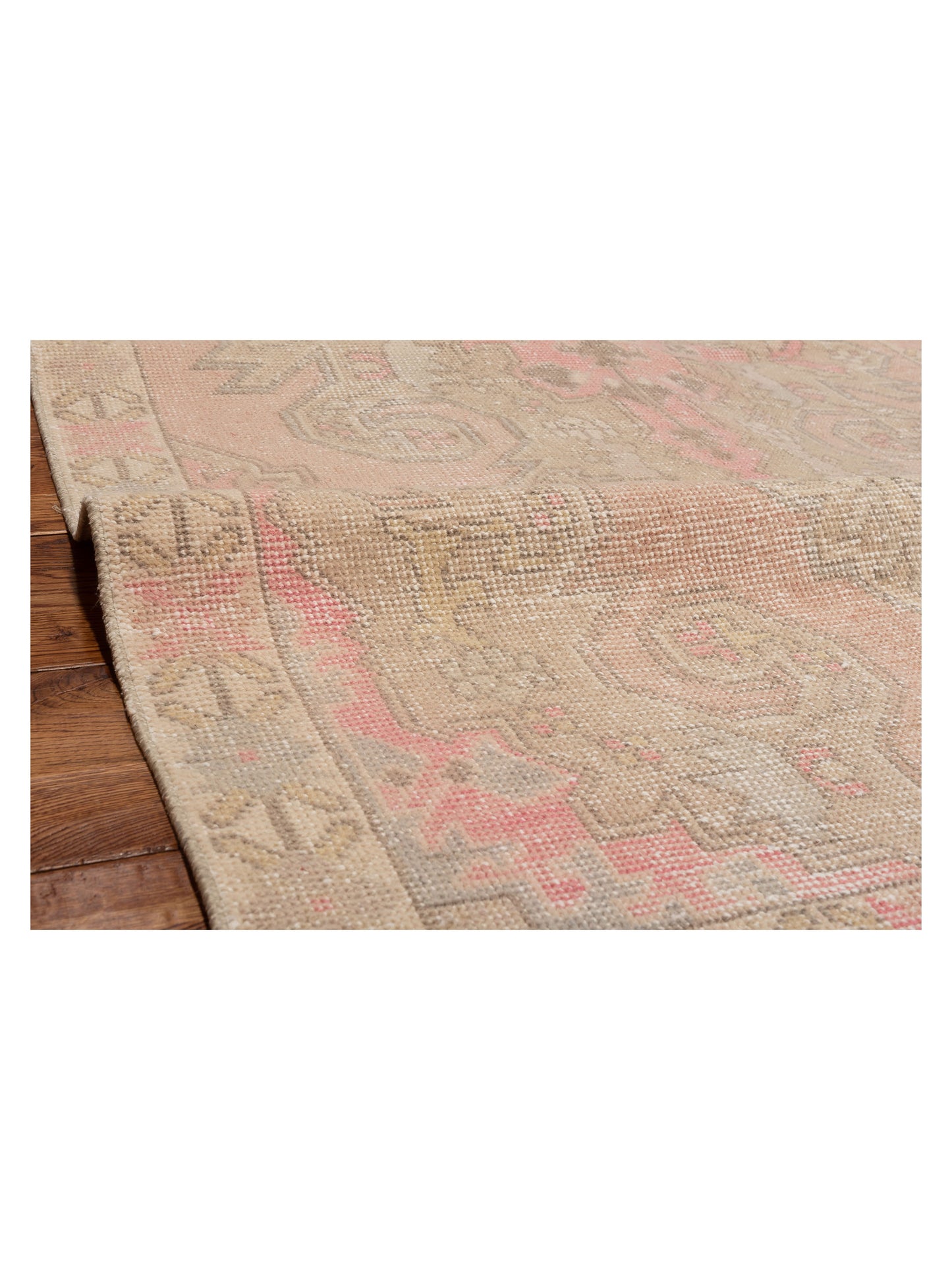 Old Anatolian 149874 Pink 4.4x7.5 Hand Knotted Rug
