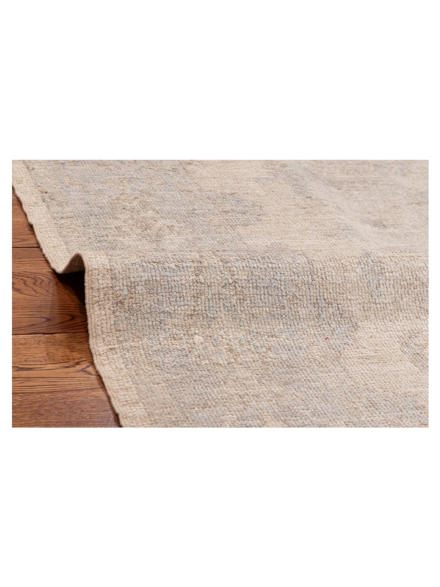 Angora Oushak 149906 Ivory Gray 6.2x8.6 Hand Knotted Rug