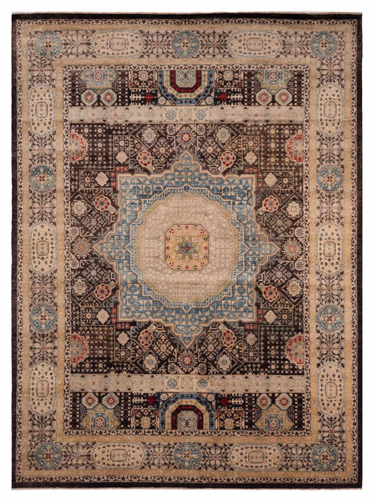 Nomad Mamluk  Dark Brown Ivory Traditional
