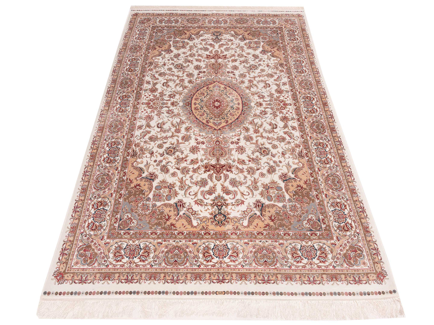 Antalya 150015 Ivory Ivory 6.5x10 Machine Made Rug