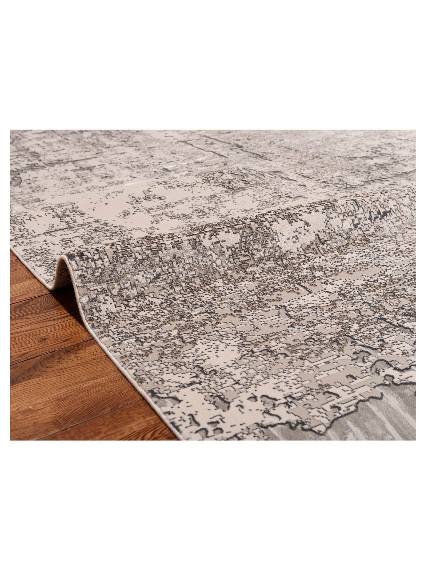 Palermo 150049 Ivory Gray 6.5x9.7 Machine Made Rug