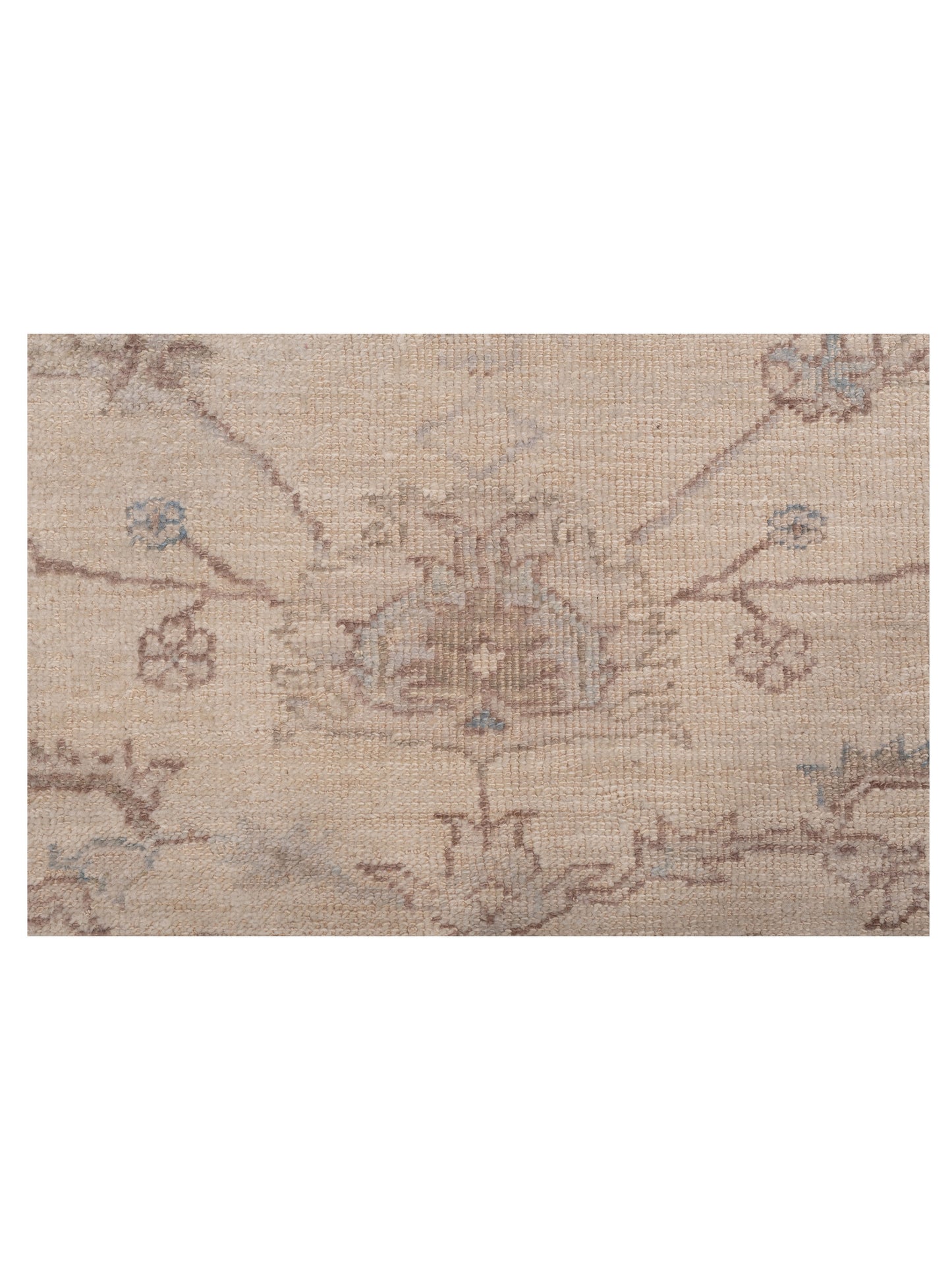 Angora Oushak 150155 Ivory Ivory 7.9x8.10 Hand Knotted Rug