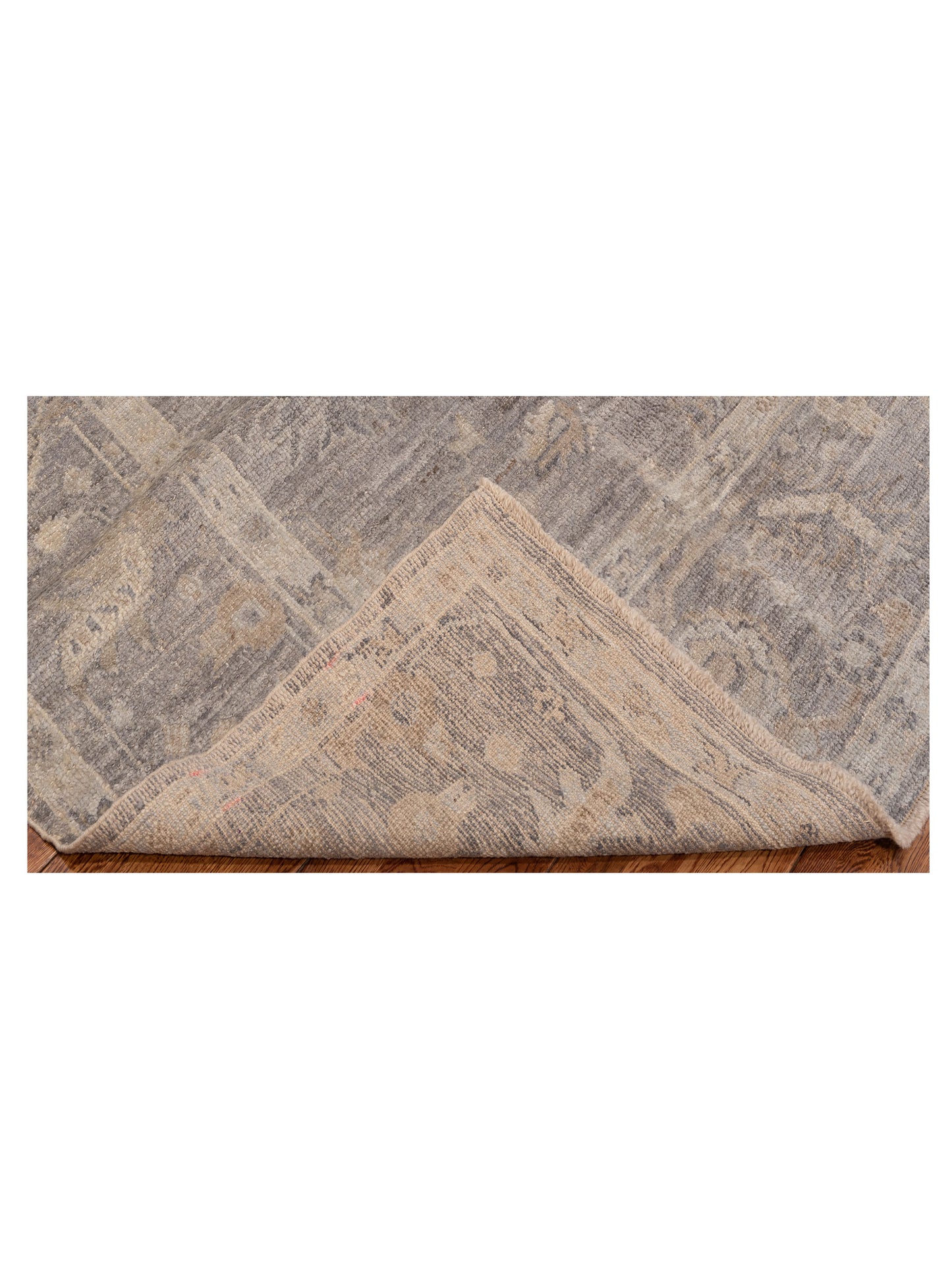 Angora Oushak 150158 Ivory Ivory 8.2x10.7 Hand Knotted Rug
