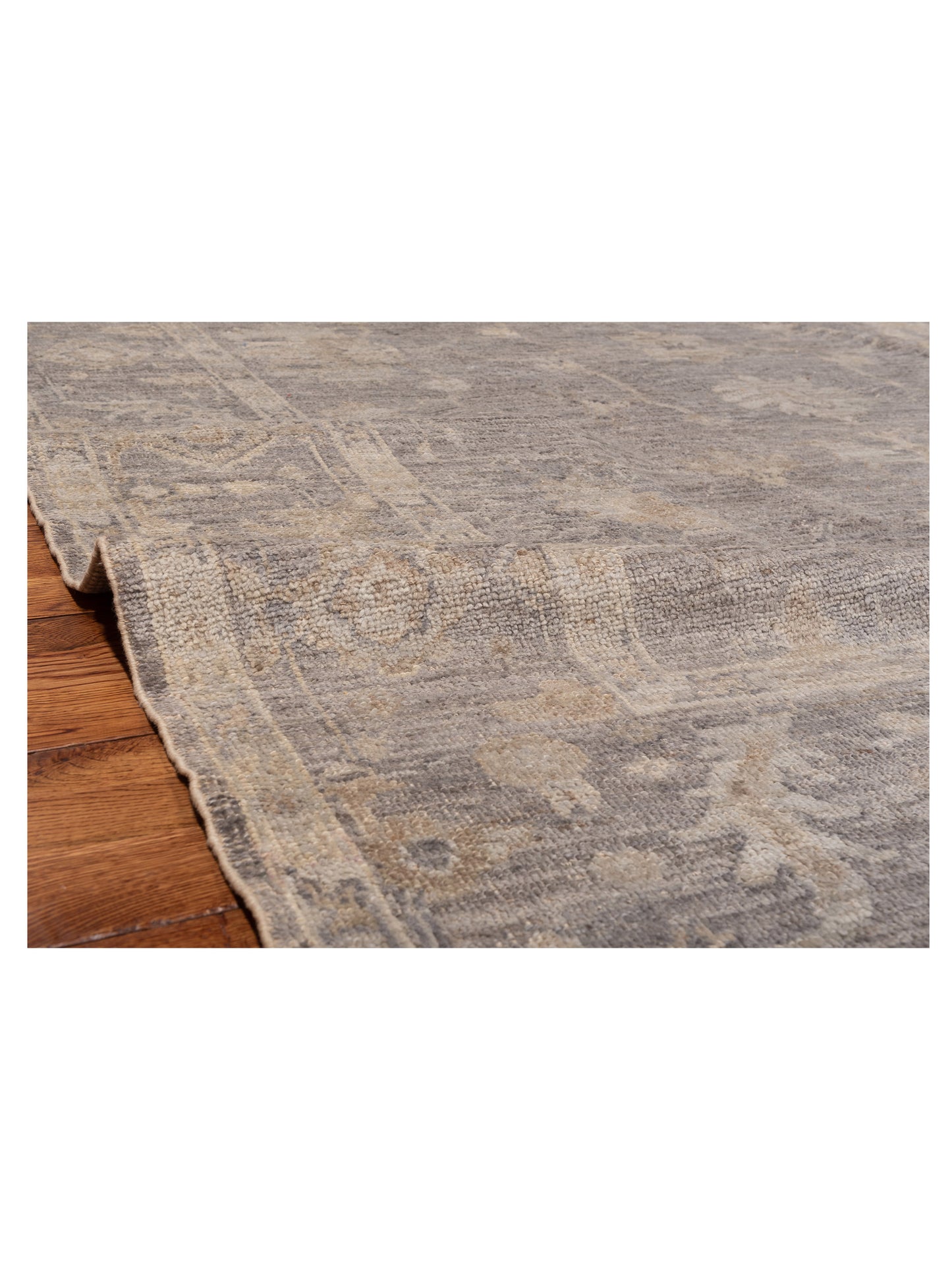 Angora Oushak 150158 Ivory Ivory 8.2x10.7 Hand Knotted Rug