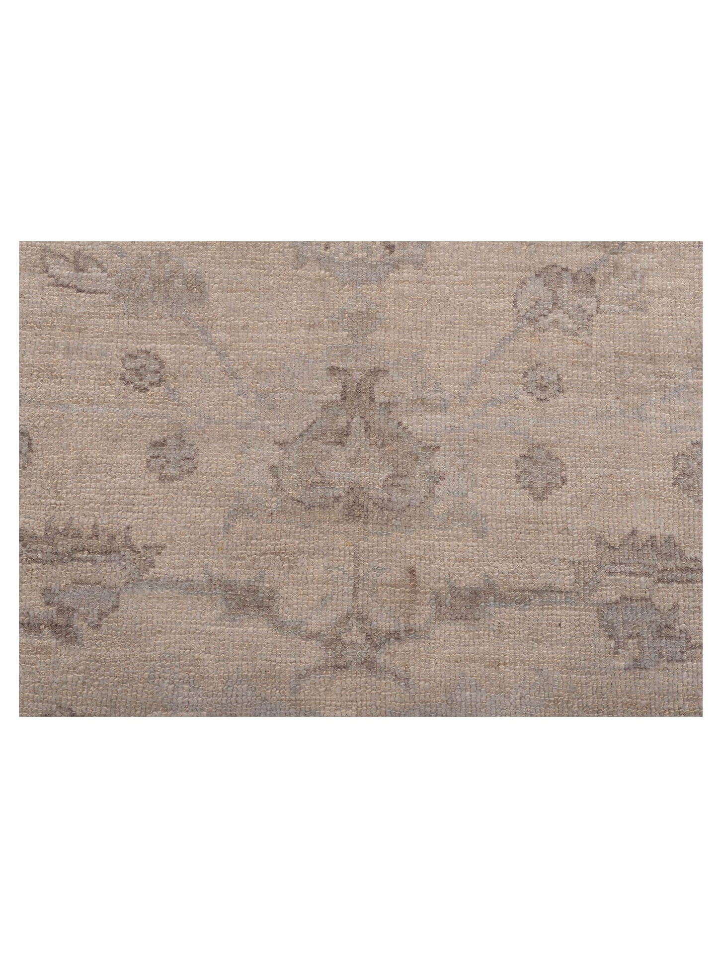 Angora Oushak 150163 Ivory Ivory 8.3x9.7 Hand Knotted Rug